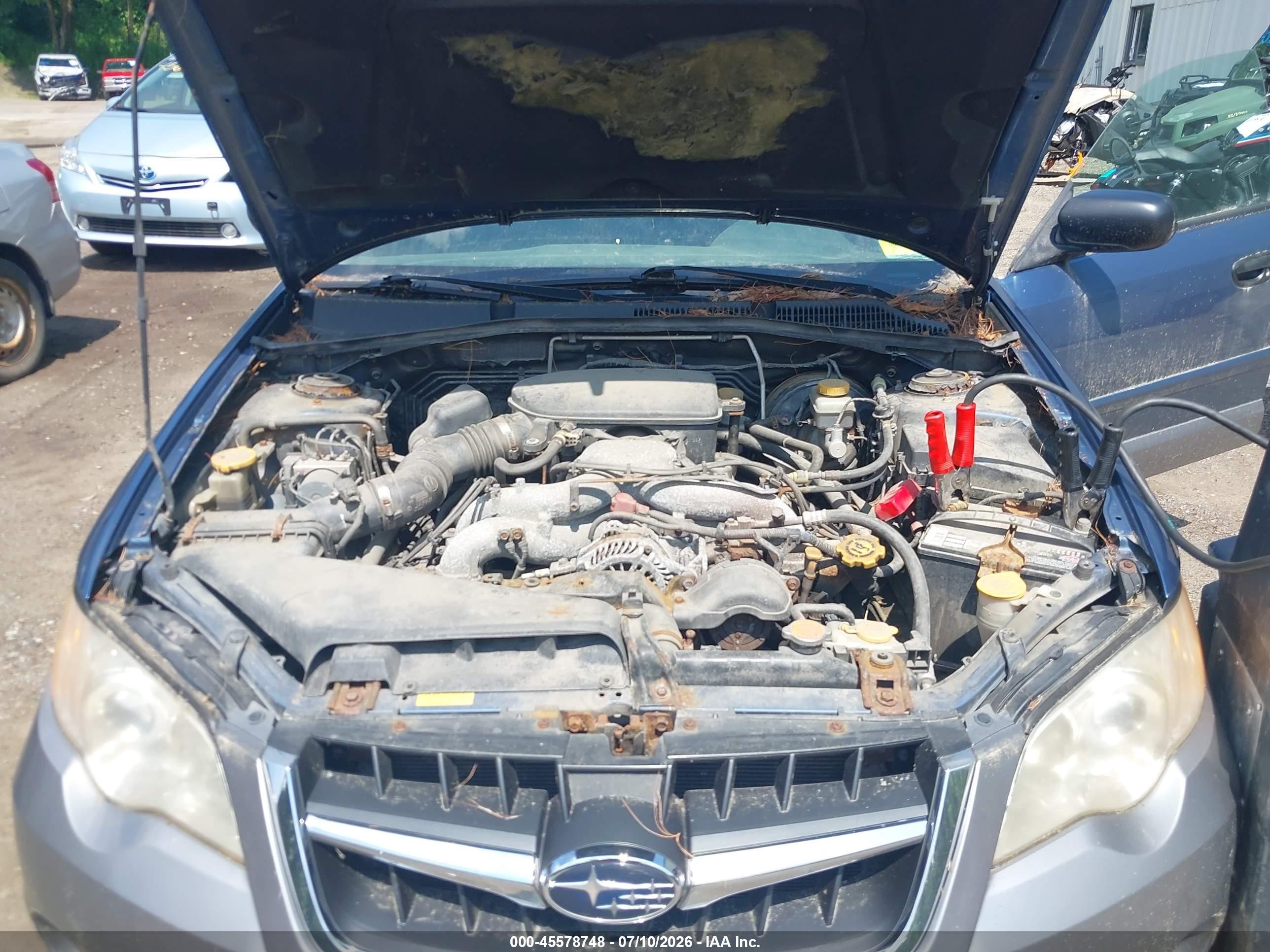 2008 Subaru Outback (natl) I Синий vin: 4S4BP61C886315777