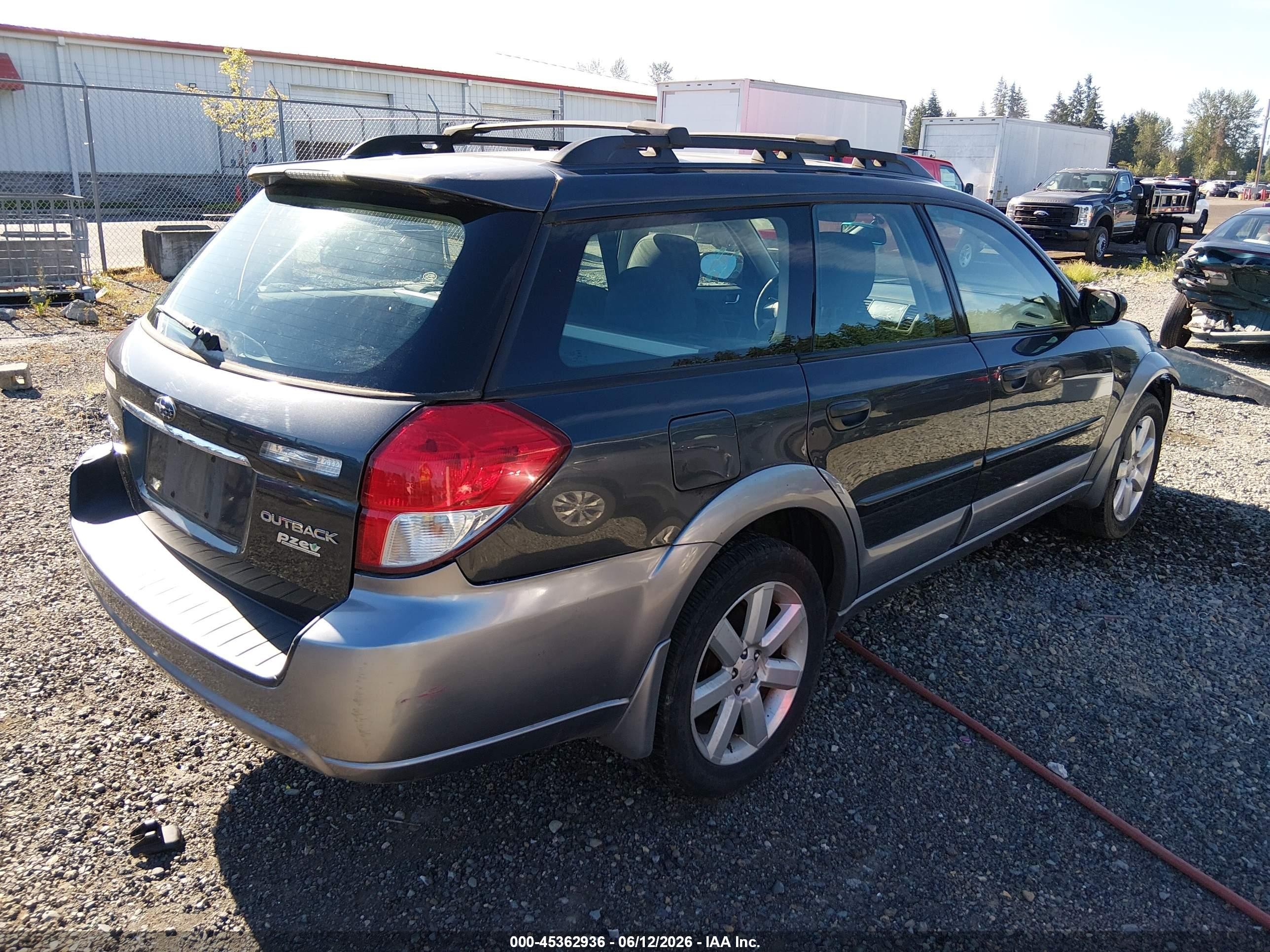 2009 Subaru Outback 2.5i Синий vin: 4S4BP61C897326371