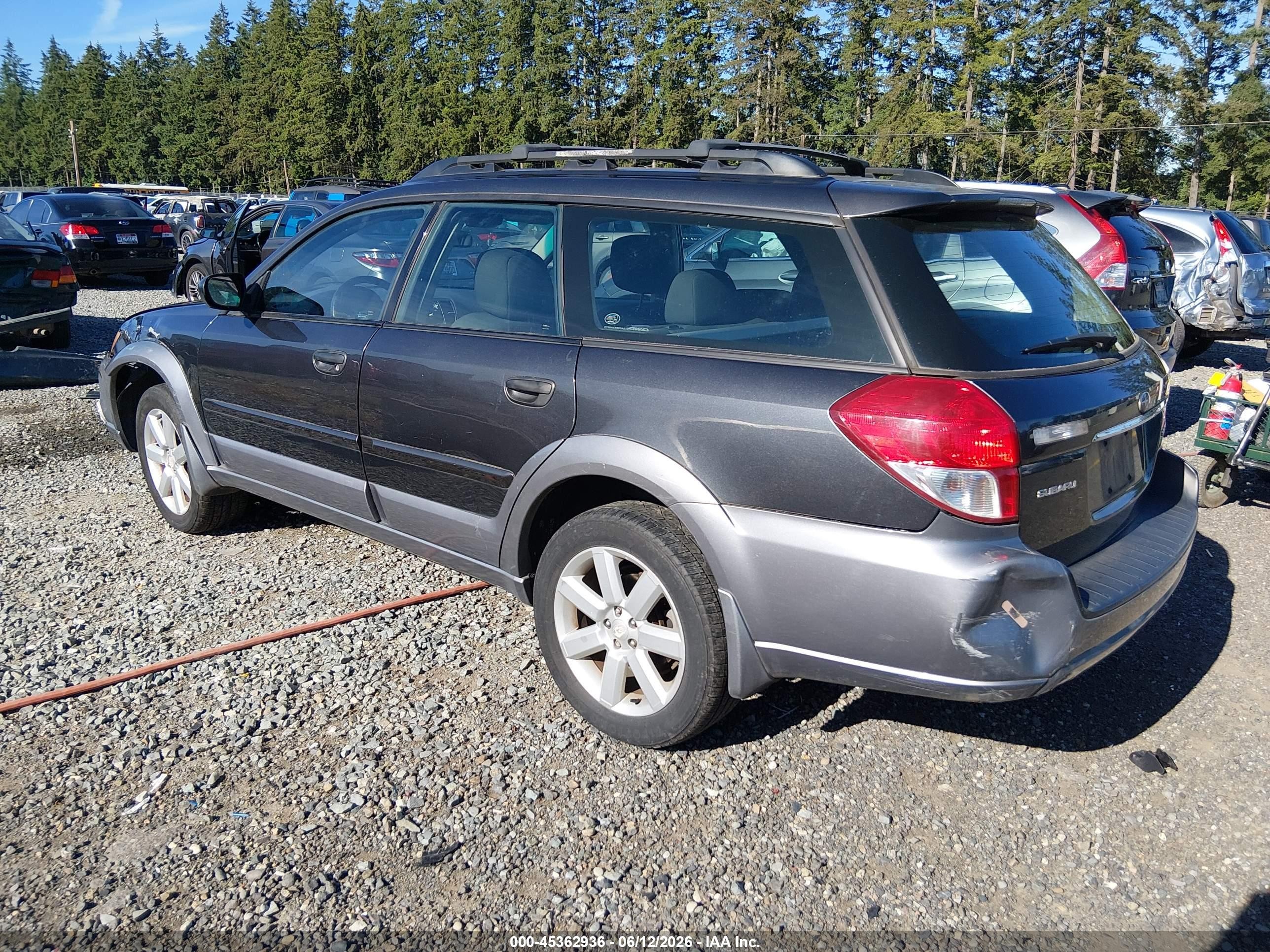 2009 Subaru Outback 2.5i Синий vin: 4S4BP61C897326371