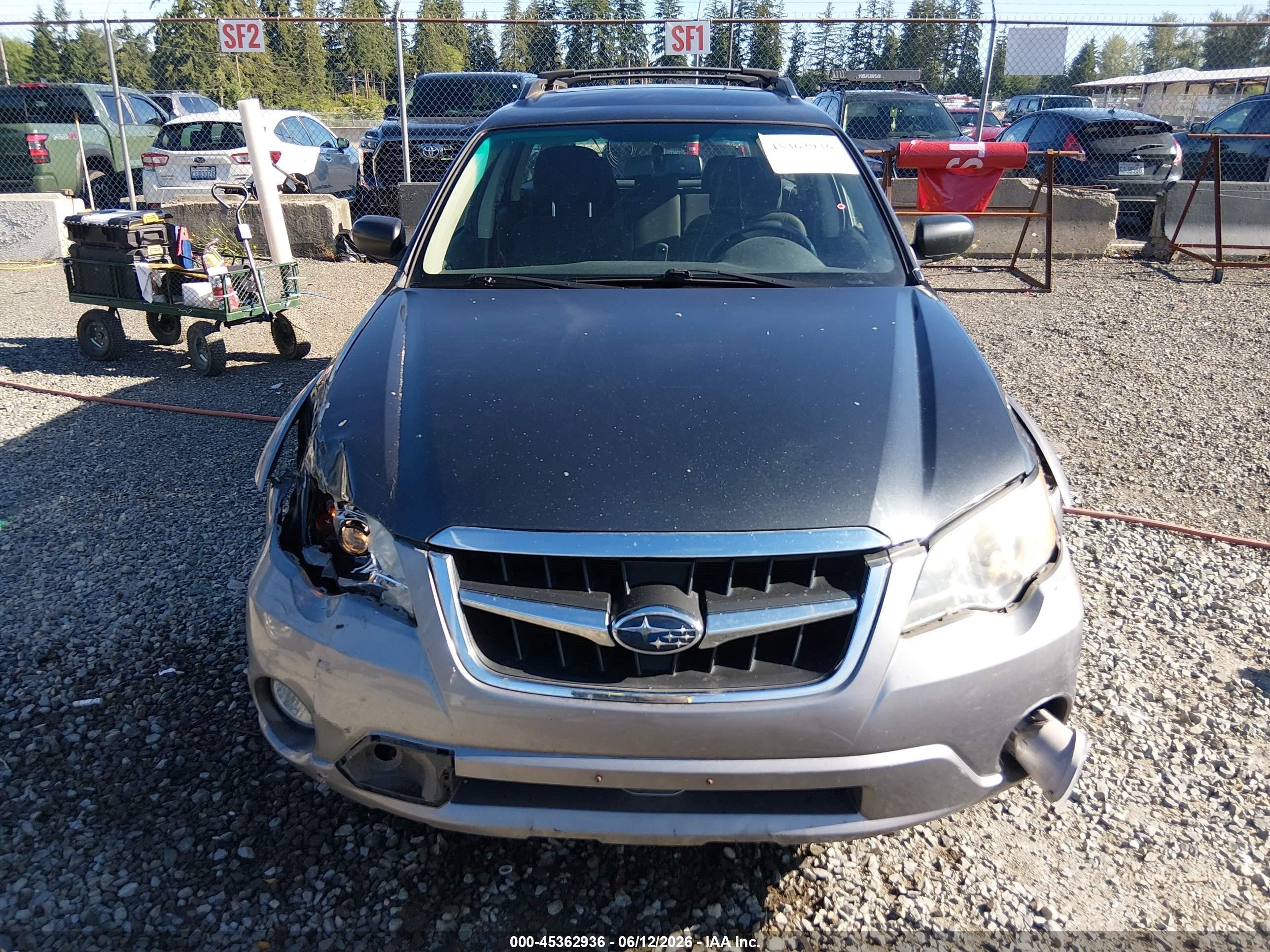 2009 Subaru Outback 2.5i Синий vin: 4S4BP61C897326371