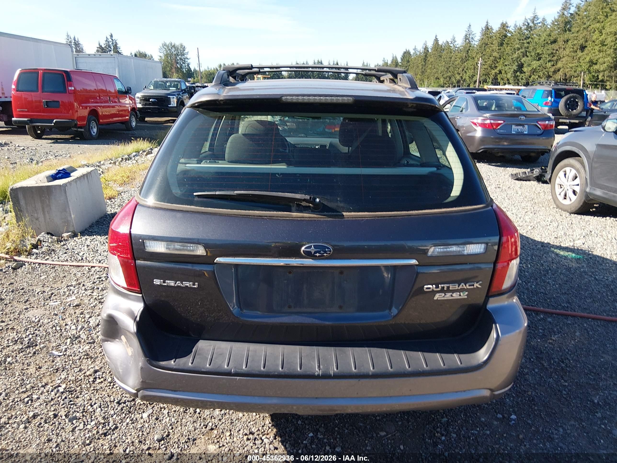 2009 Subaru Outback 2.5i Синий vin: 4S4BP61C897326371