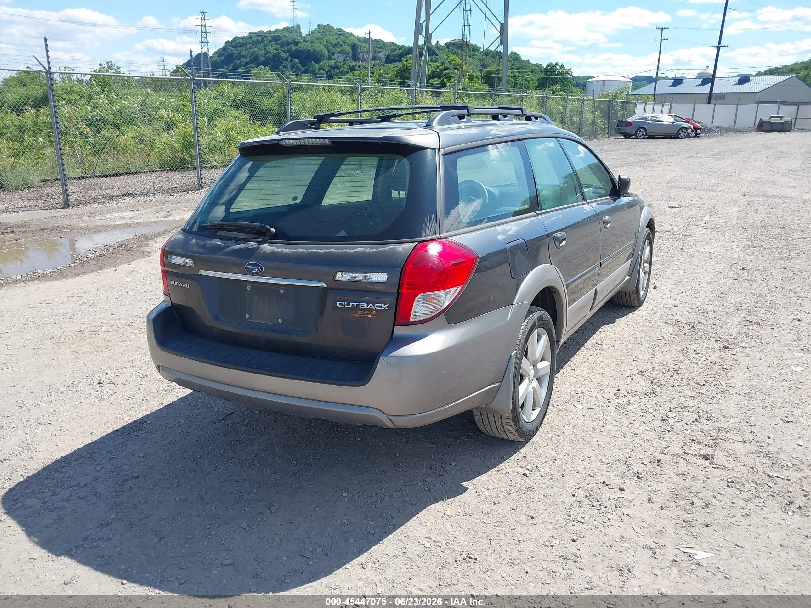 2009 Subaru Outback 2.5i Gray vin: 4S4BP61C897329481