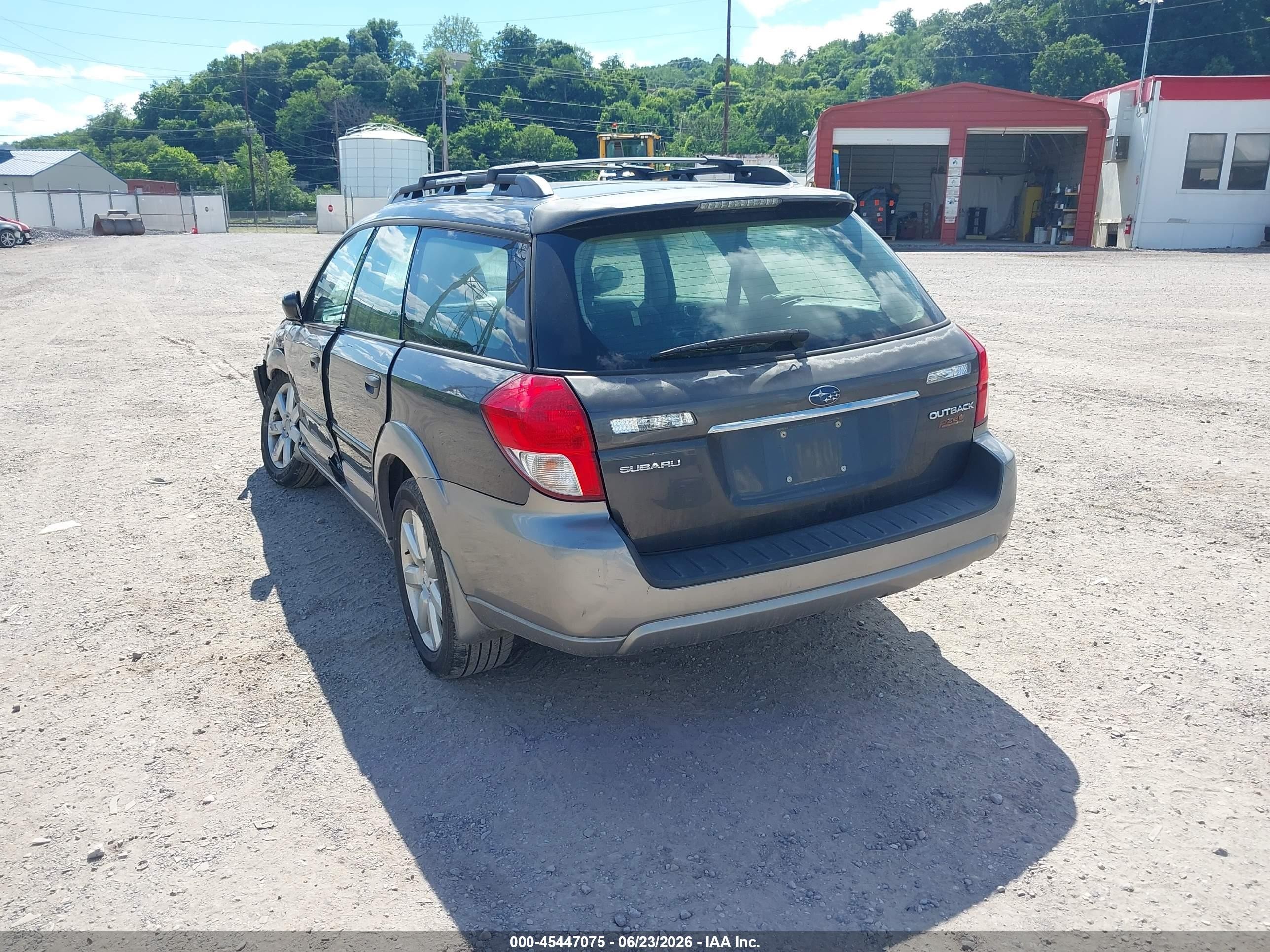 2009 Subaru Outback 2.5i Gray vin: 4S4BP61C897329481