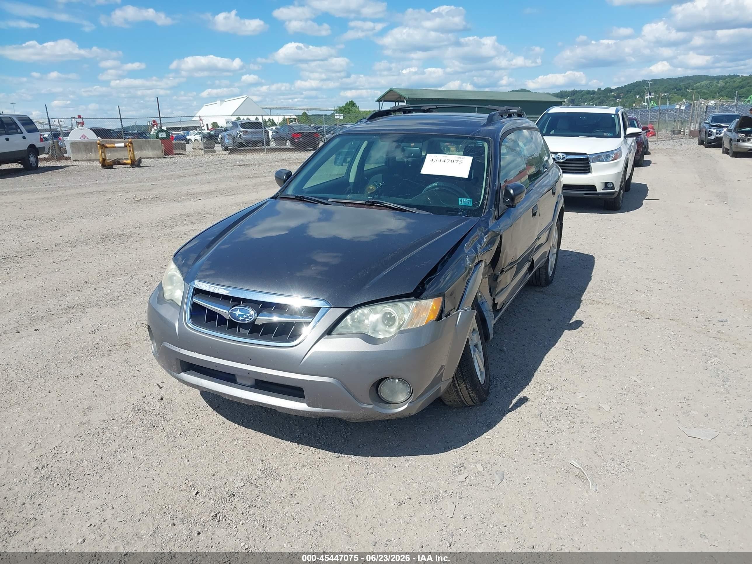 2009 Subaru Outback 2.5i Gray vin: 4S4BP61C897329481