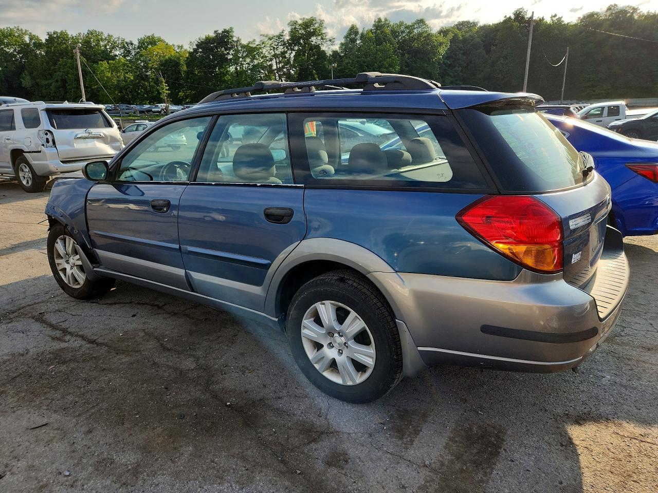 2005 Subaru Legacy Outback 2.5i Blue vin: 4S4BP61C957337714