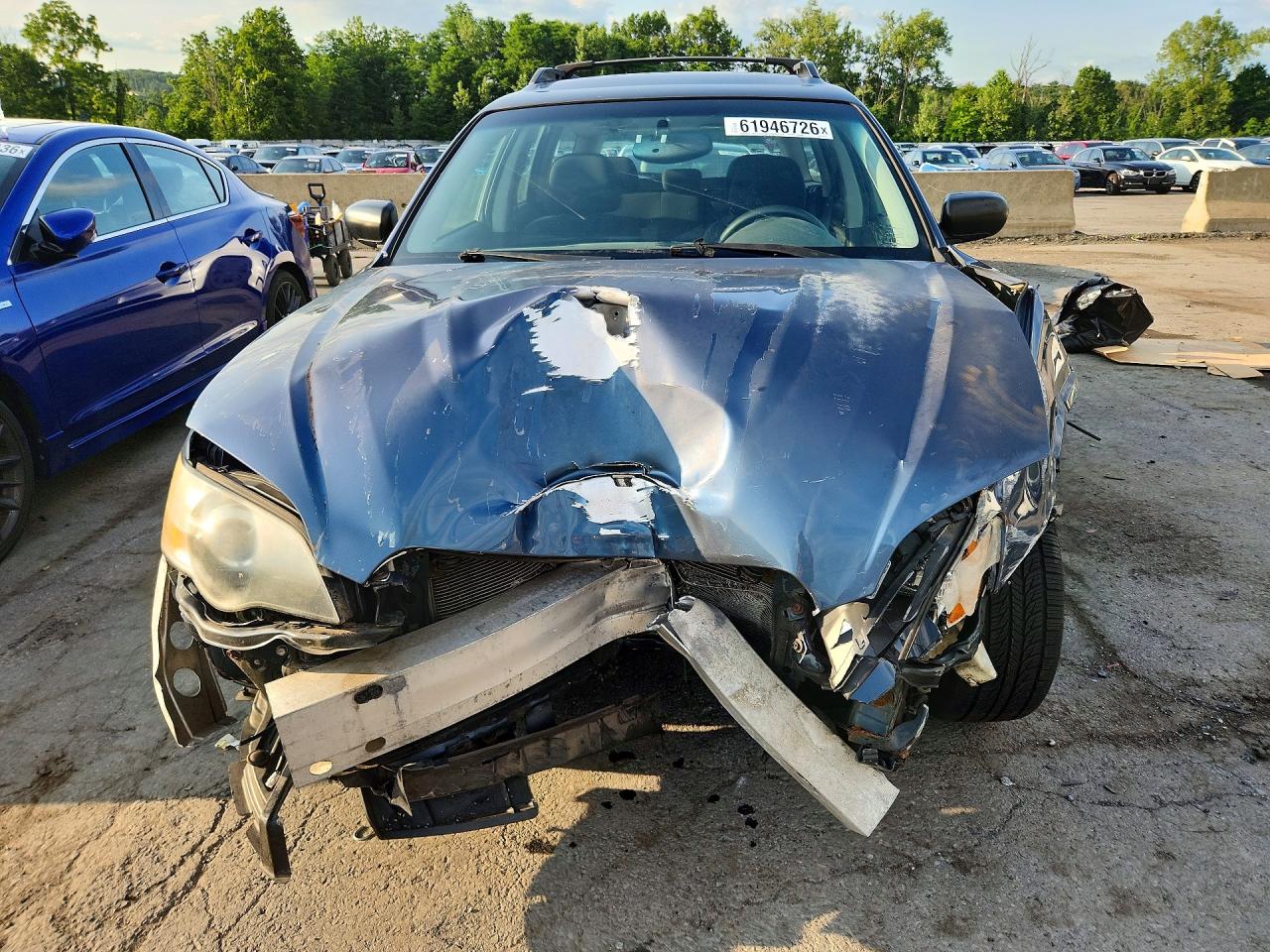 2005 Subaru Legacy Outback 2.5i Blue vin: 4S4BP61C957337714