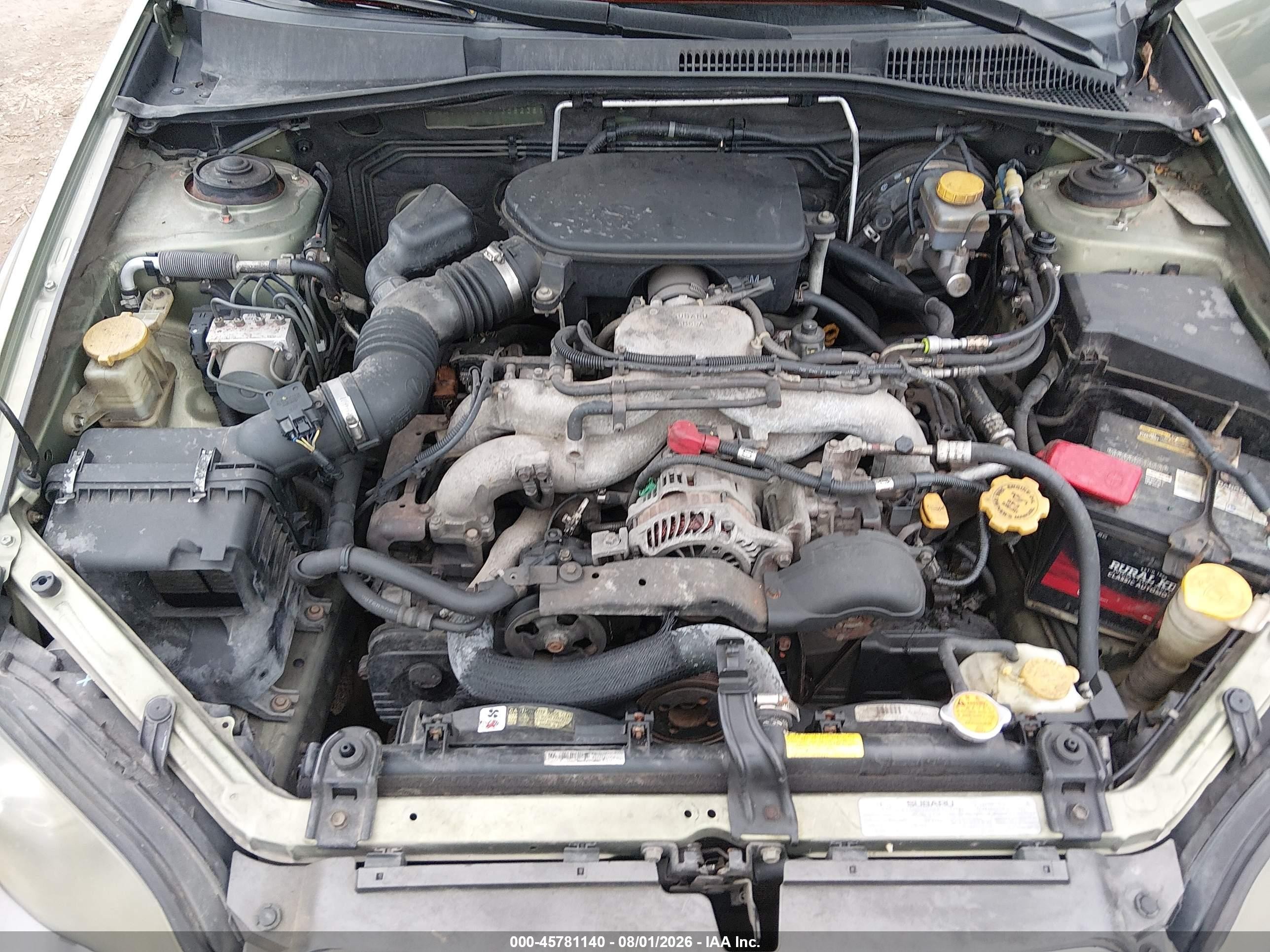 2005 Subaru Outback 2.5i Green vin: 4S4BP61C957358238