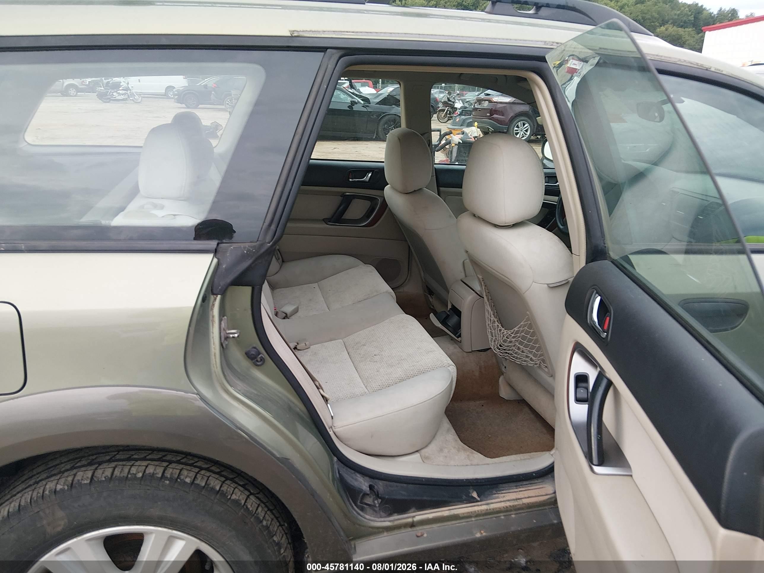 2005 Subaru Outback 2.5i Green vin: 4S4BP61C957358238