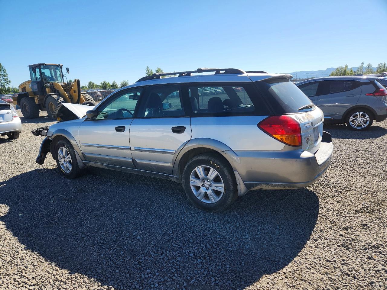 2005 Subaru Legacy Outback 2.5i Серебряный vin: 4S4BP61C957365822