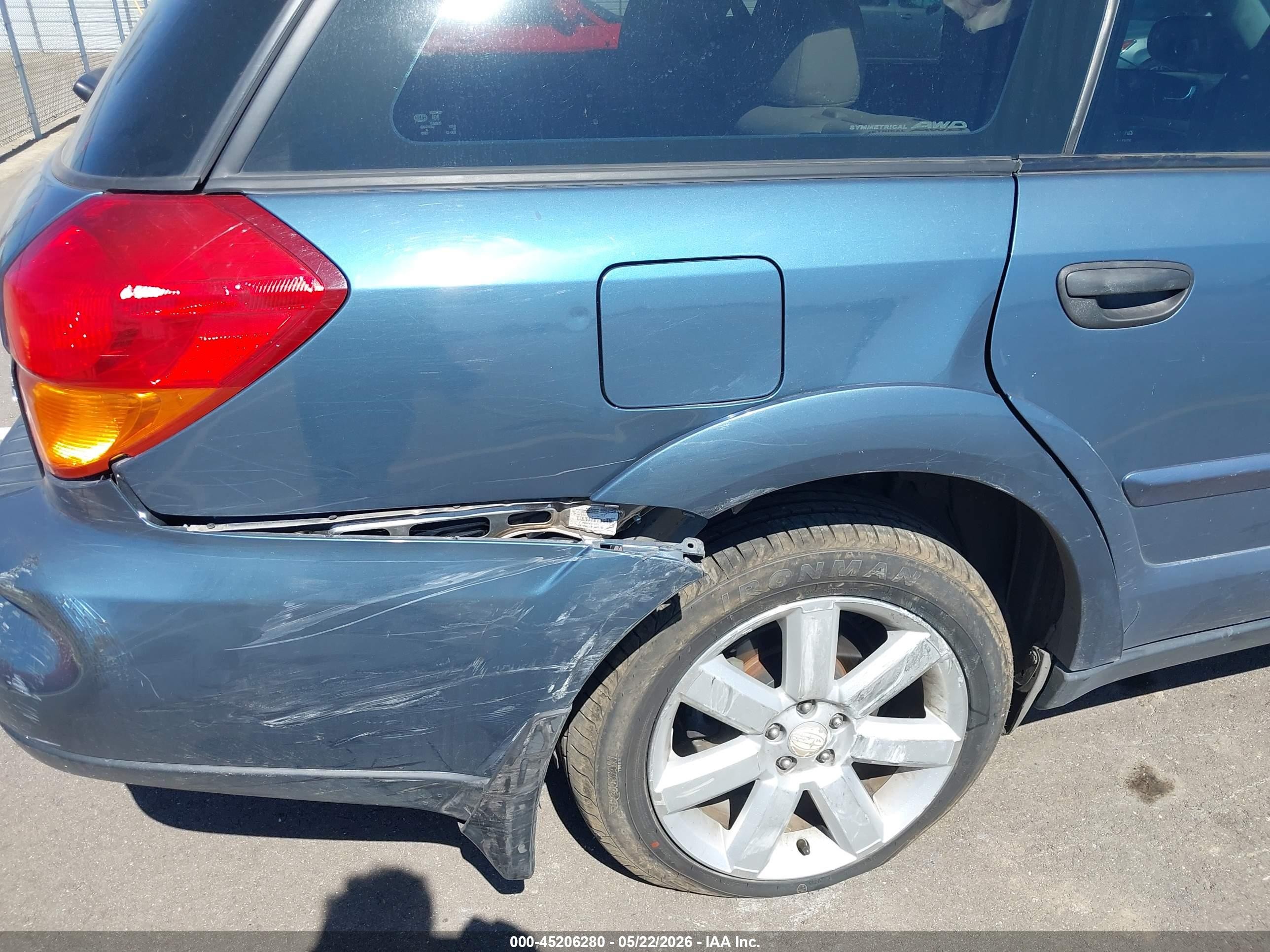 2006 Subaru Outback 2.5i Синий vin: 4S4BP61C967354899