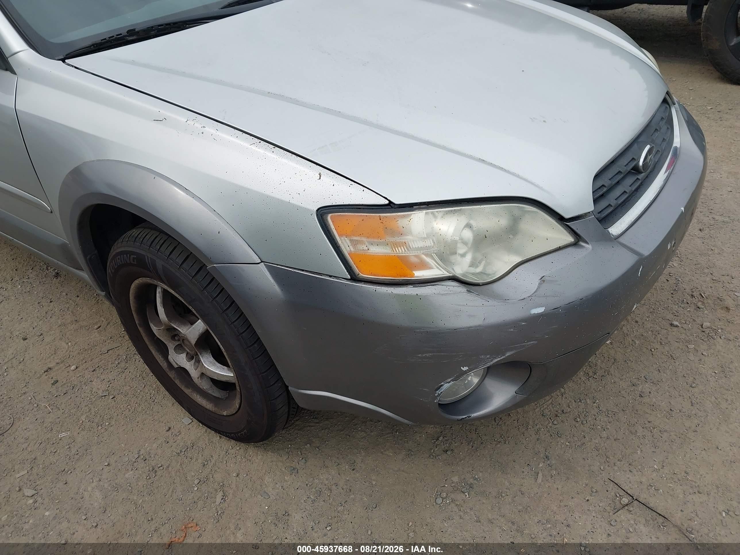 2007 Subaru Outback 2.5i Basic Серебряный vin: 4S4BP61C977317952