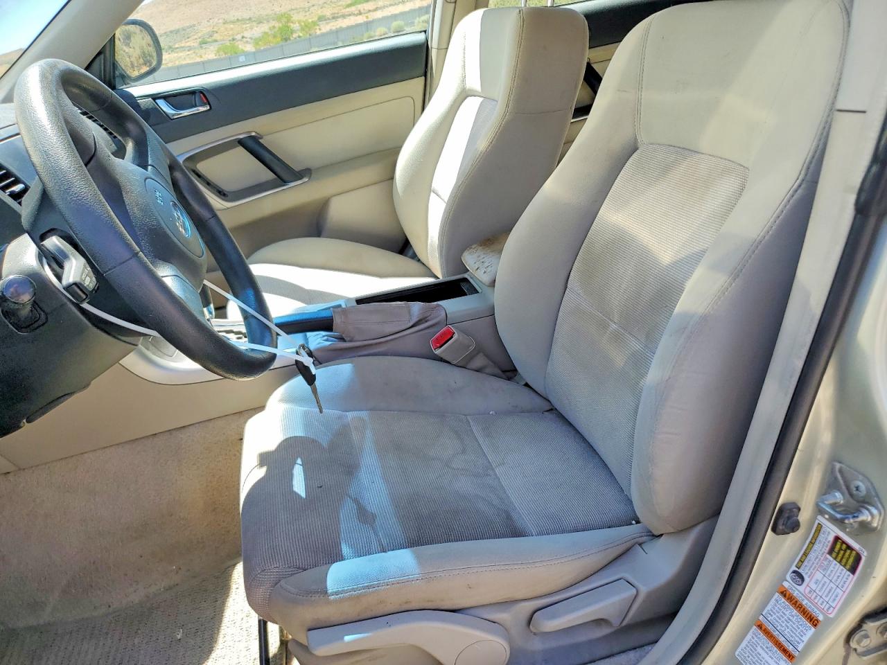 2007 Subaru Outback Outback 2.5i Beige vin: 4S4BP61C977335769