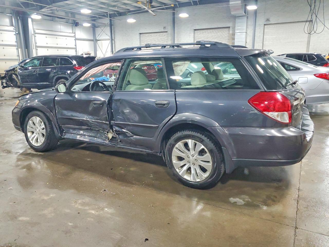 2008 Subaru Outback 2.5i Gray vin: 4S4BP61C987311473
