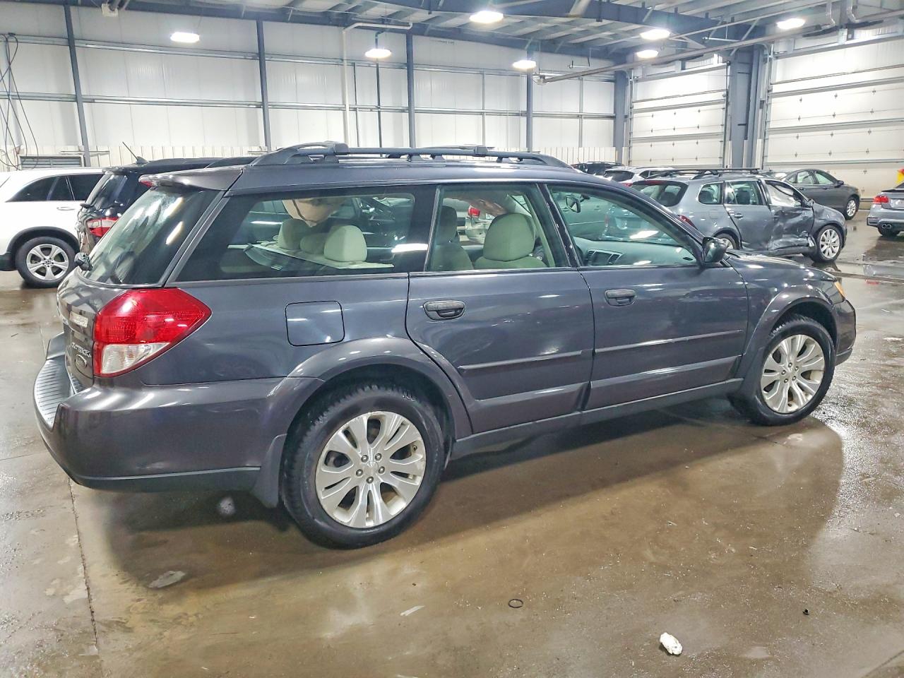 2008 Subaru Outback 2.5i Gray vin: 4S4BP61C987311473
