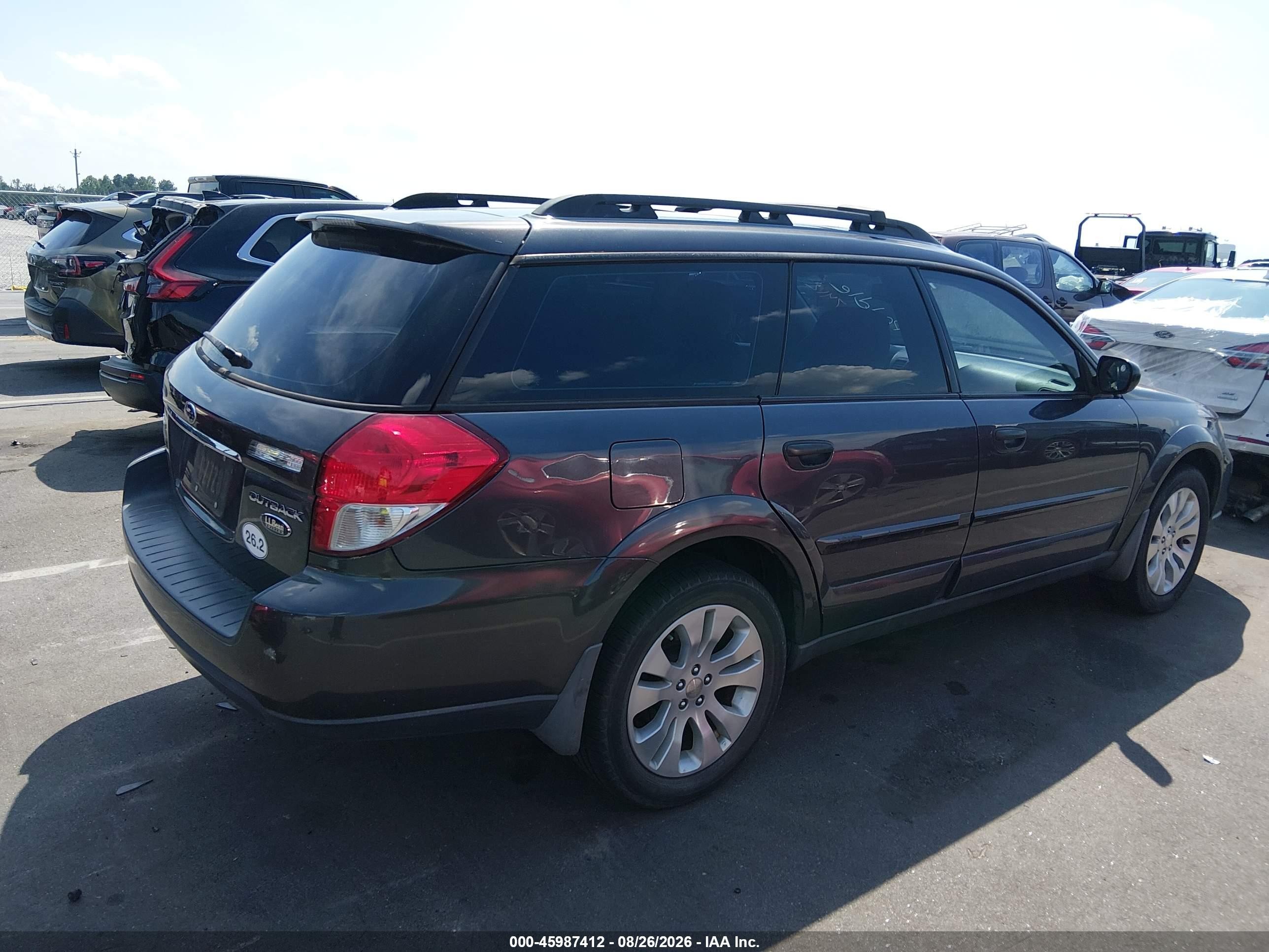 2008 Subaru Outback 2.5i/2.5i L.l. Bean Edition Gray vin: 4S4BP61C987317273