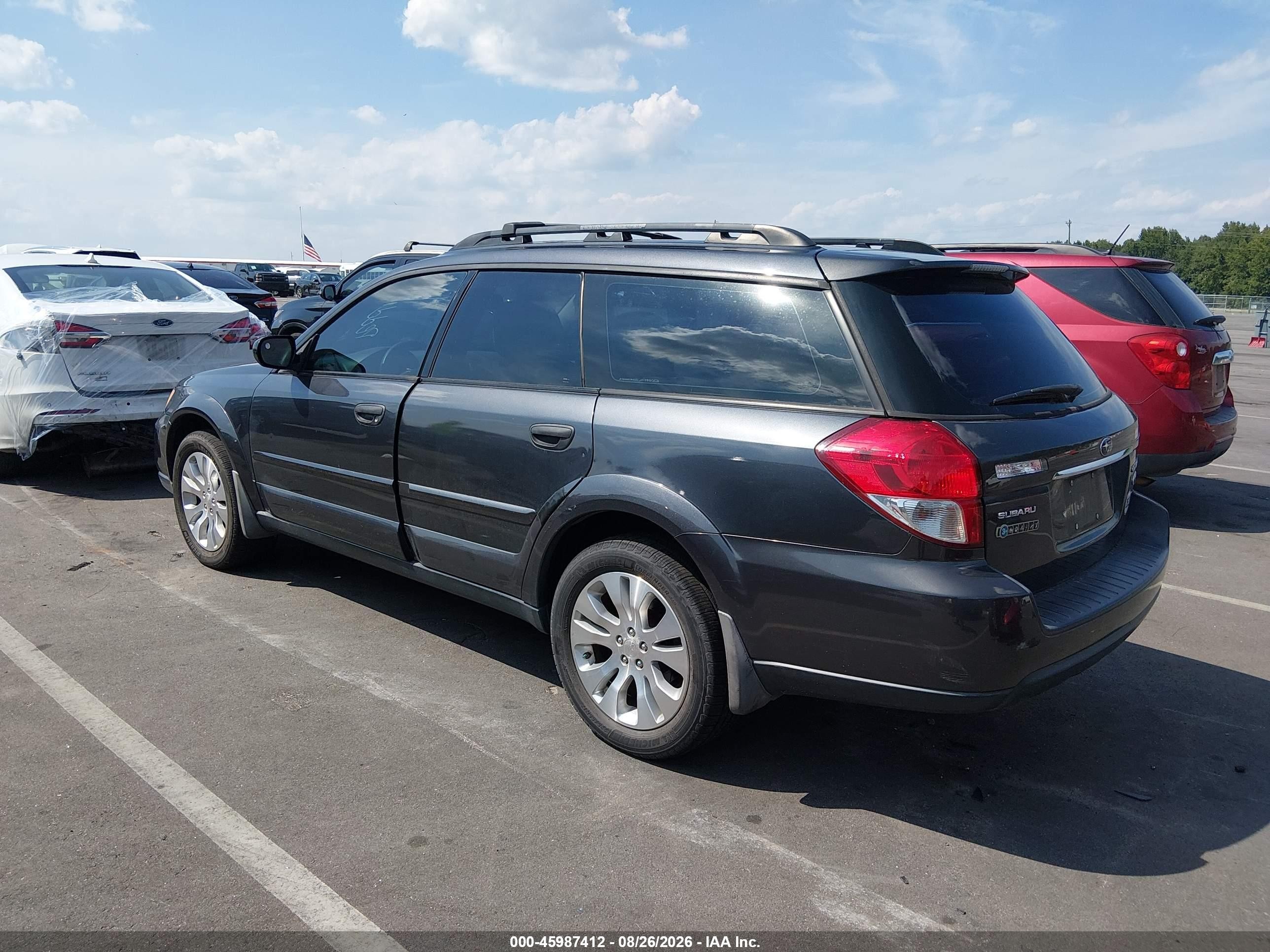 2008 Subaru Outback 2.5i/2.5i L.l. Bean Edition Gray vin: 4S4BP61C987317273