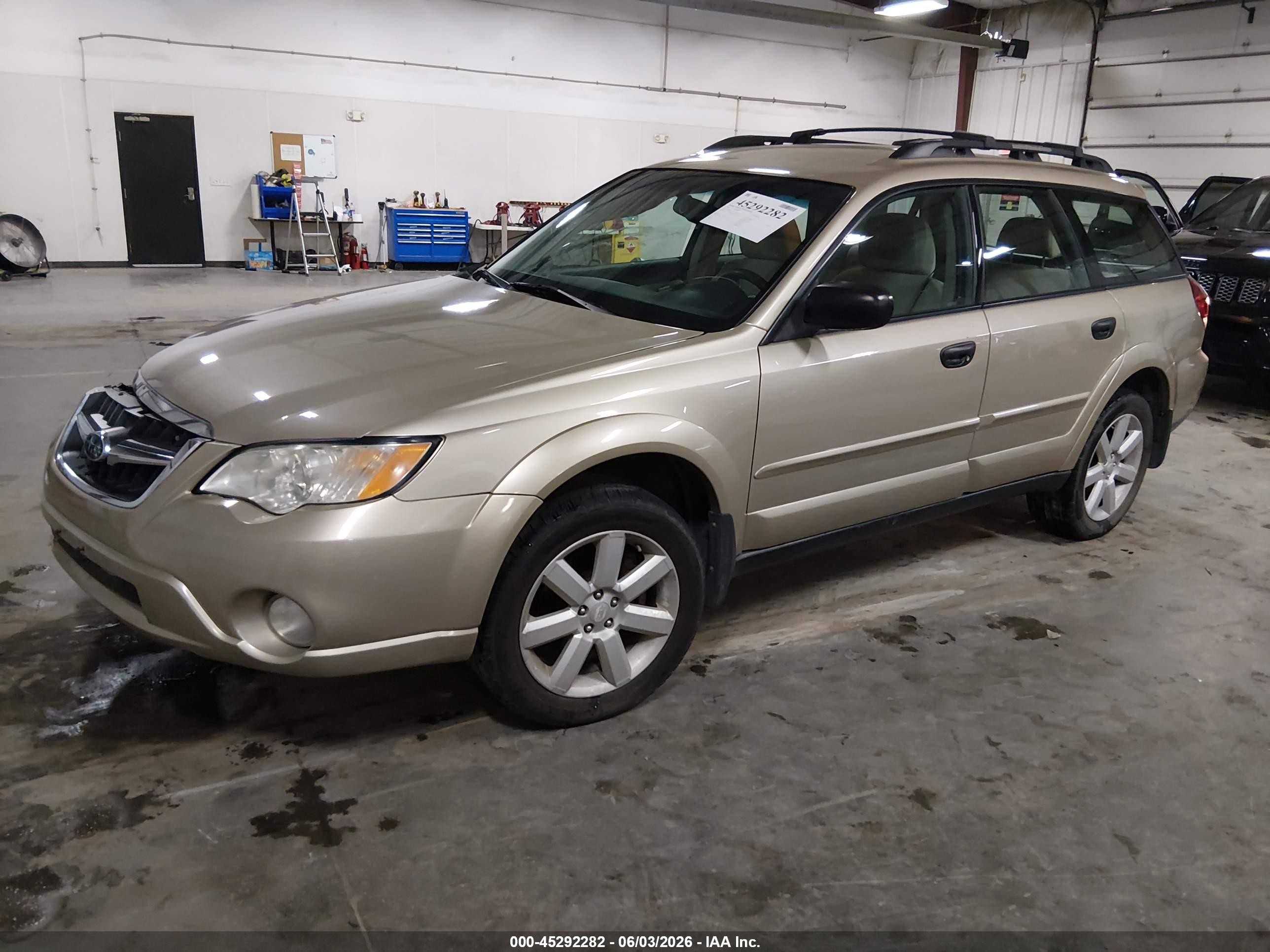 2008 Subaru Outback 2.5i/2.5i L.l. Bean Edition Tan vin: 4S4BP61C987365372