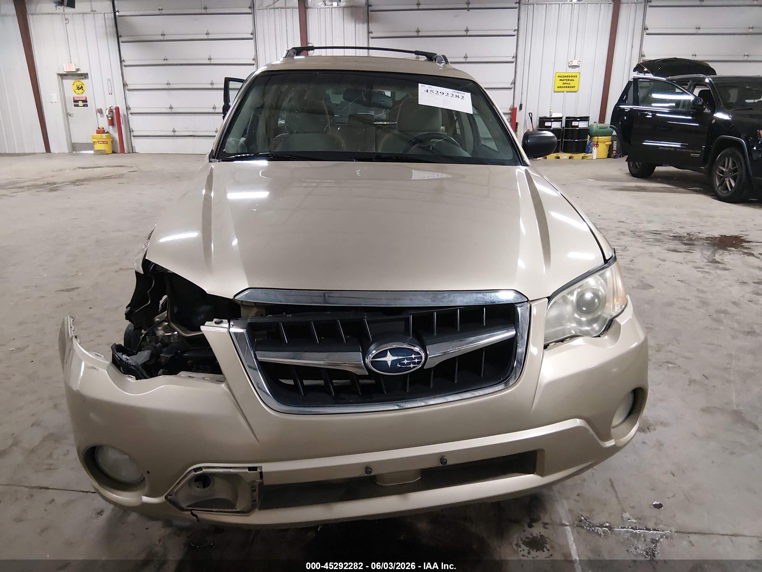 2008 Subaru Outback 2.5i/2.5i L.l. Bean Edition Tan vin: 4S4BP61C987365372