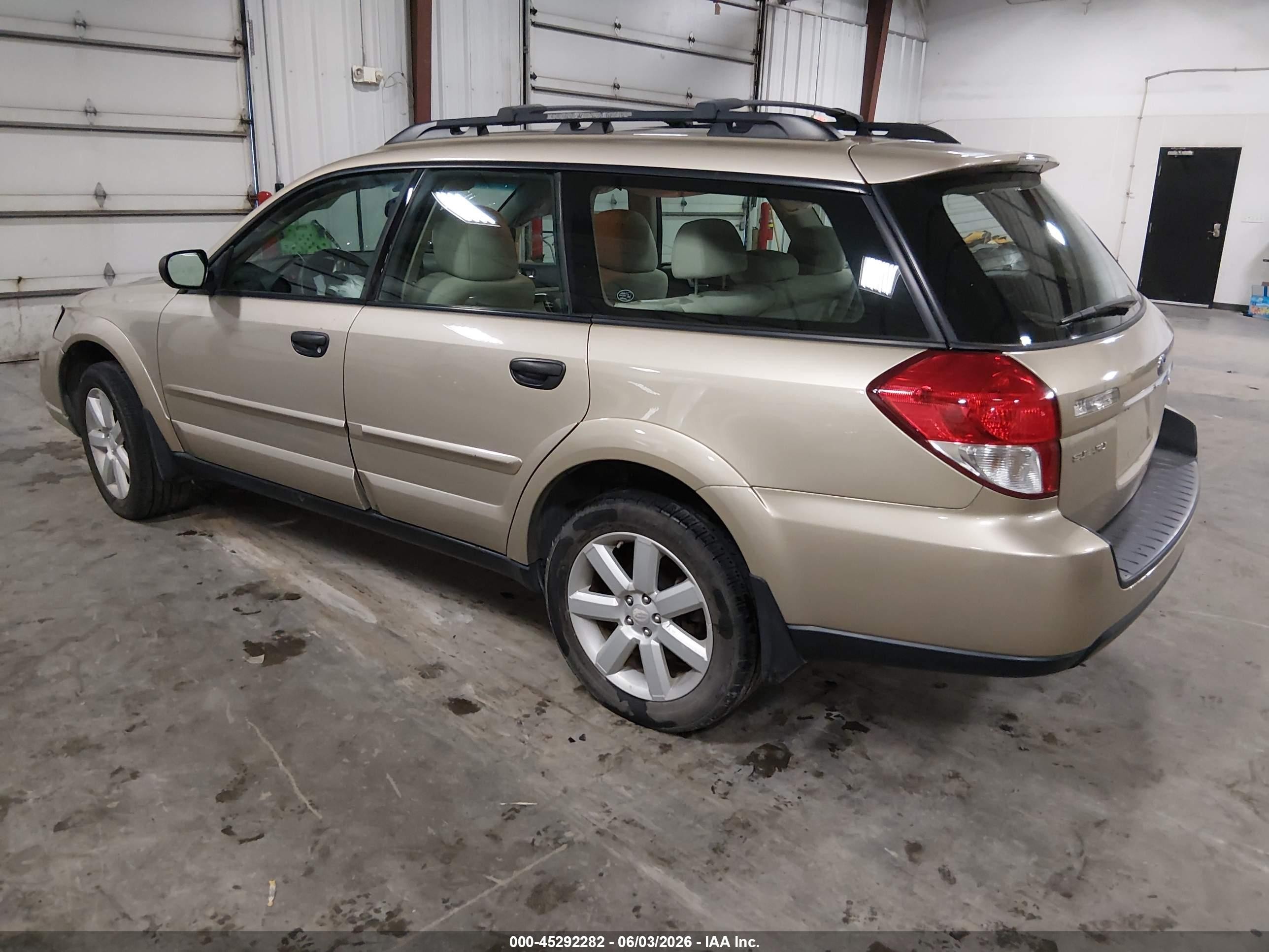 2008 Subaru Outback 2.5i/2.5i L.l. Bean Edition Tan vin: 4S4BP61C987365372