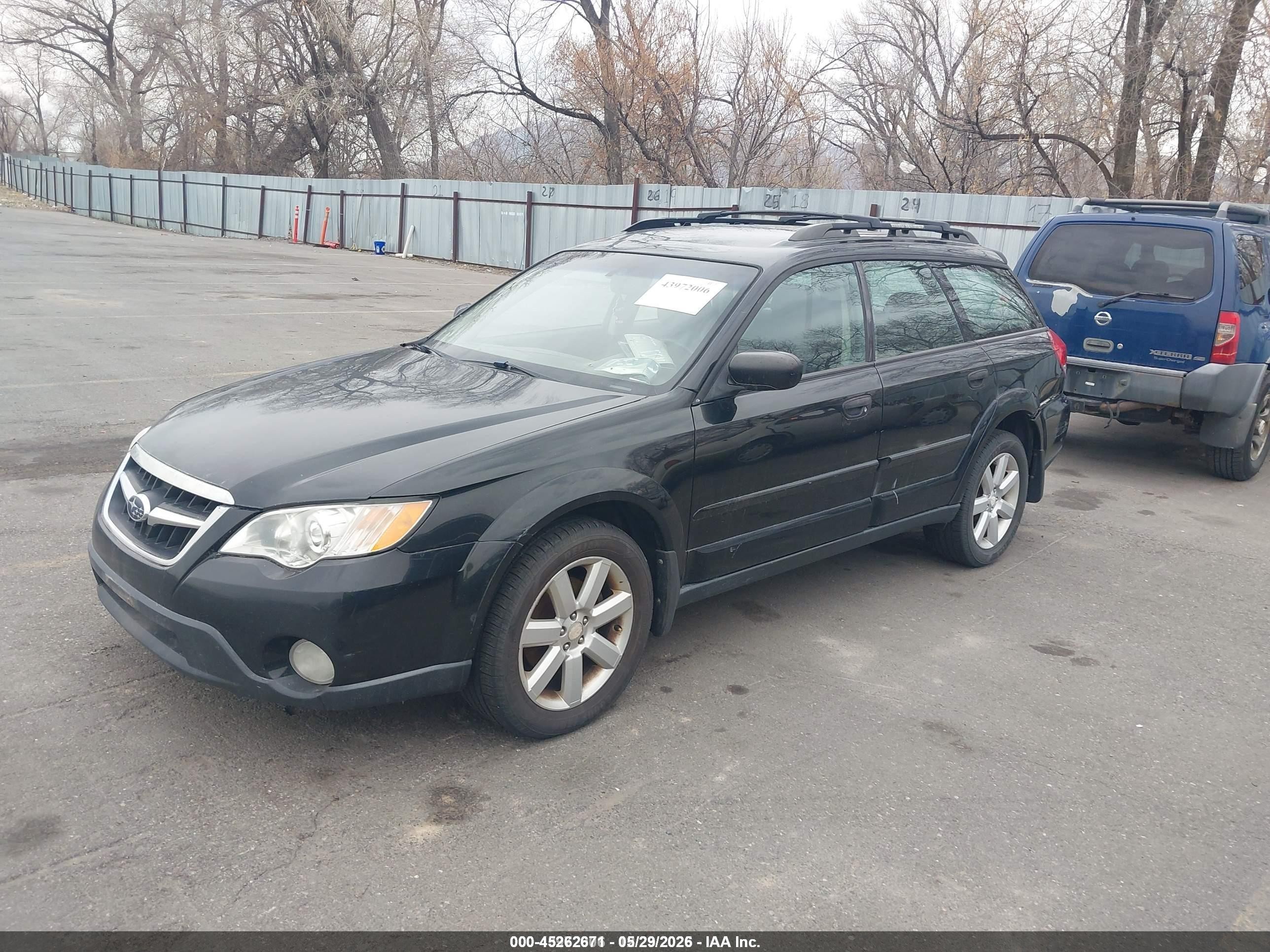 2009 Subaru Outback 2.5i Blue vin: 4S4BP61C997311751