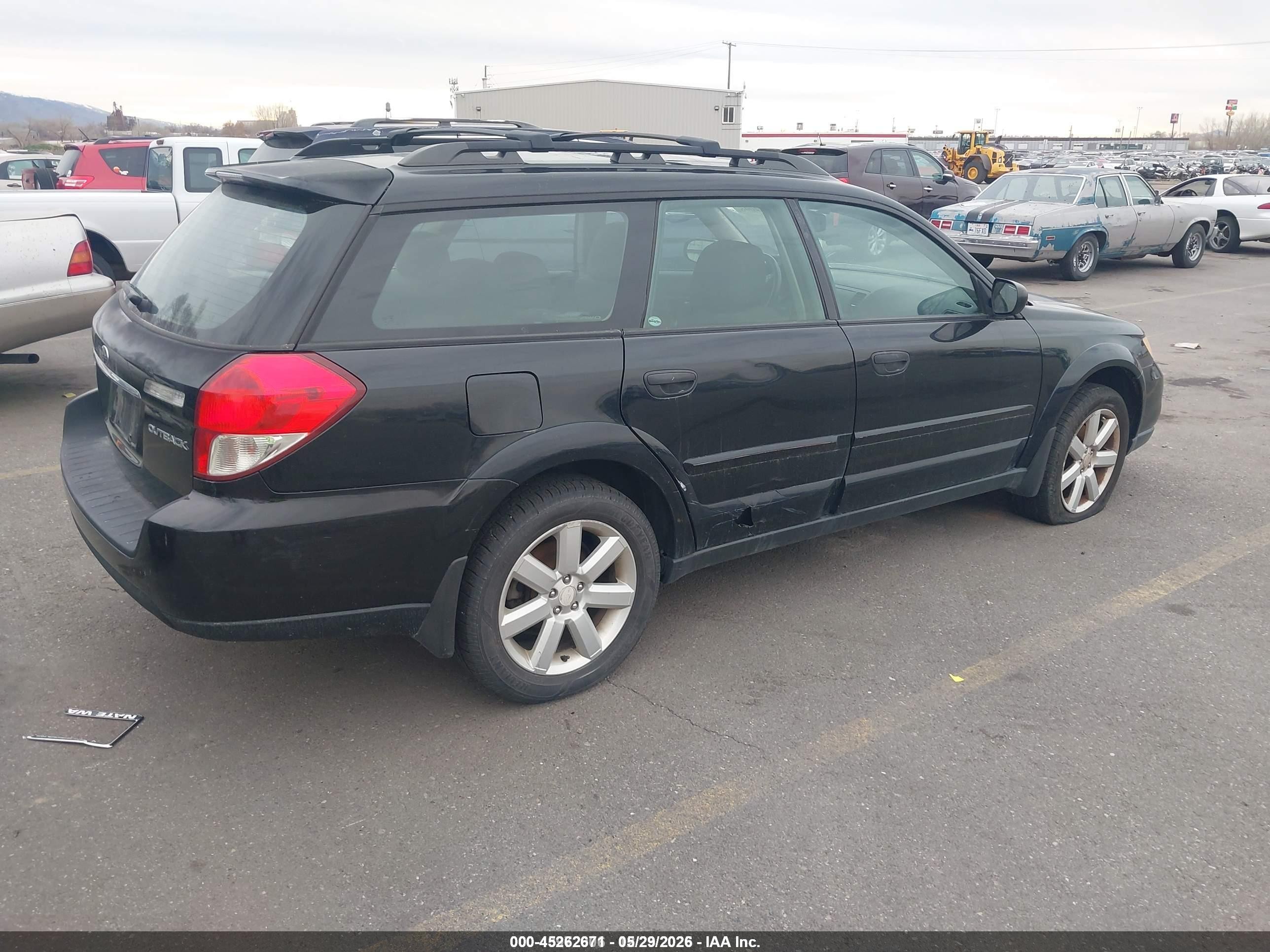 2009 Subaru Outback 2.5i Blue vin: 4S4BP61C997311751