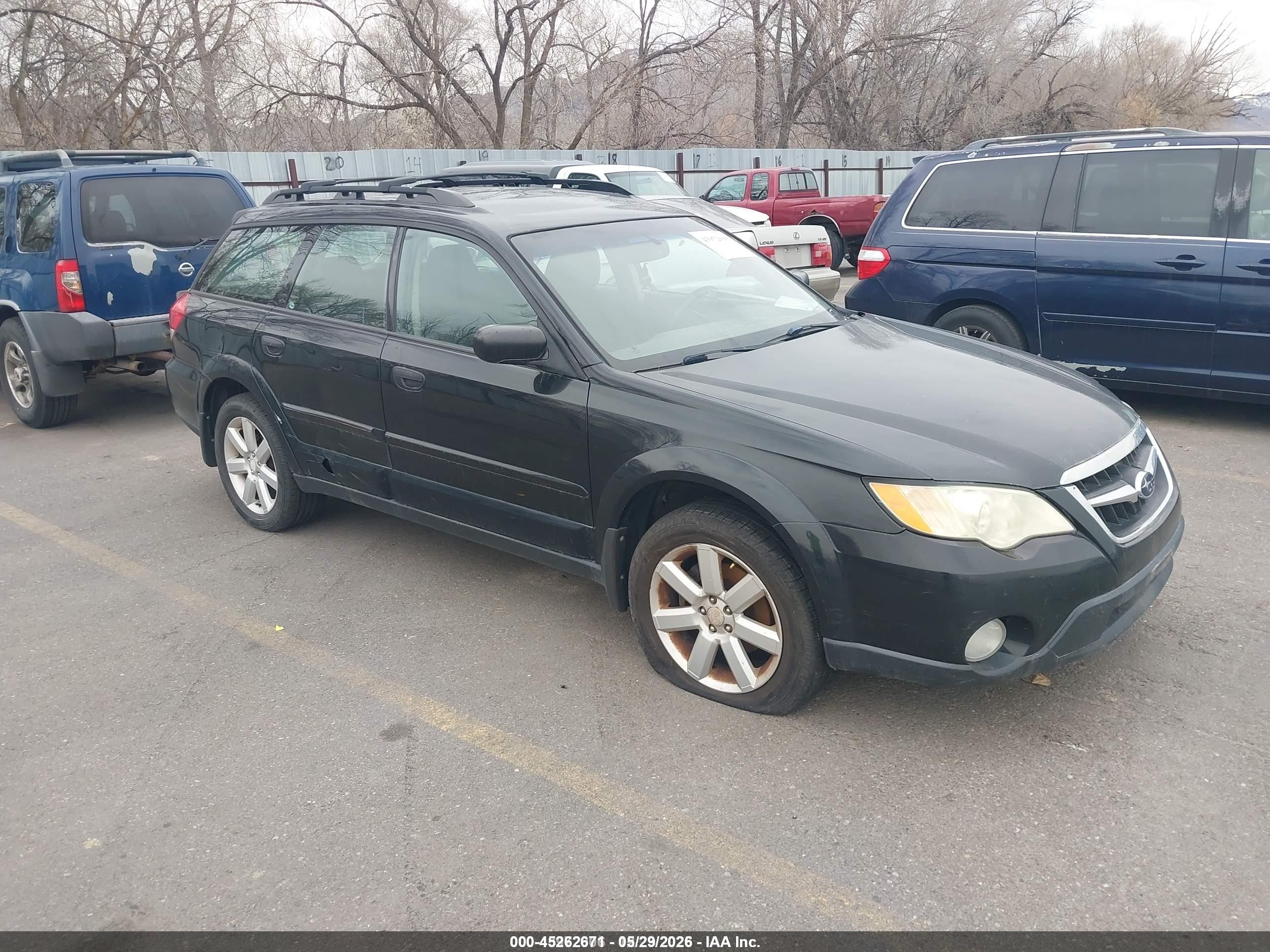 2009 Subaru Outback 2.5i Blue vin: 4S4BP61C997311751