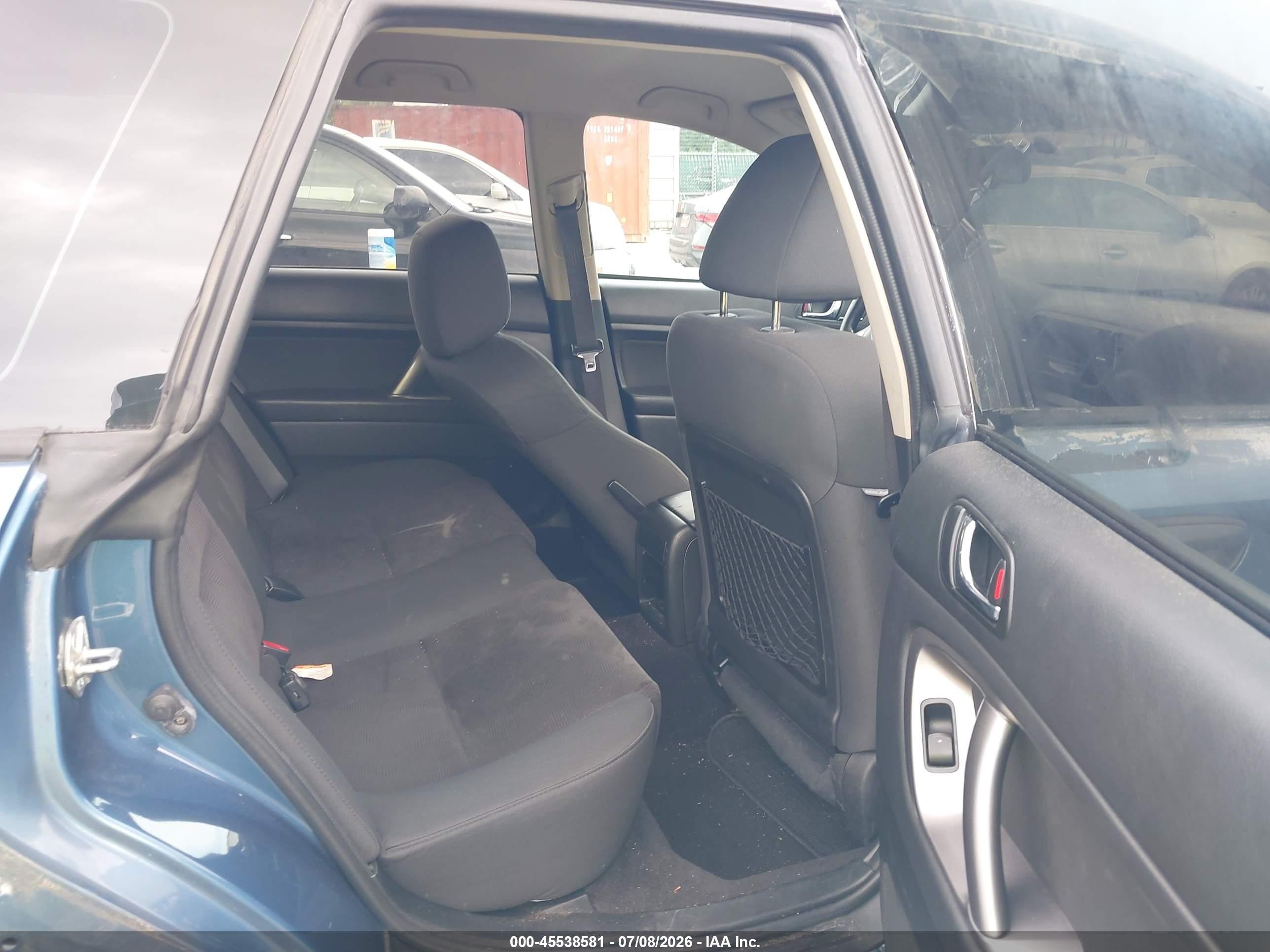 2009 Subaru Outback 2.5i Blue vin: 4S4BP61C997330686