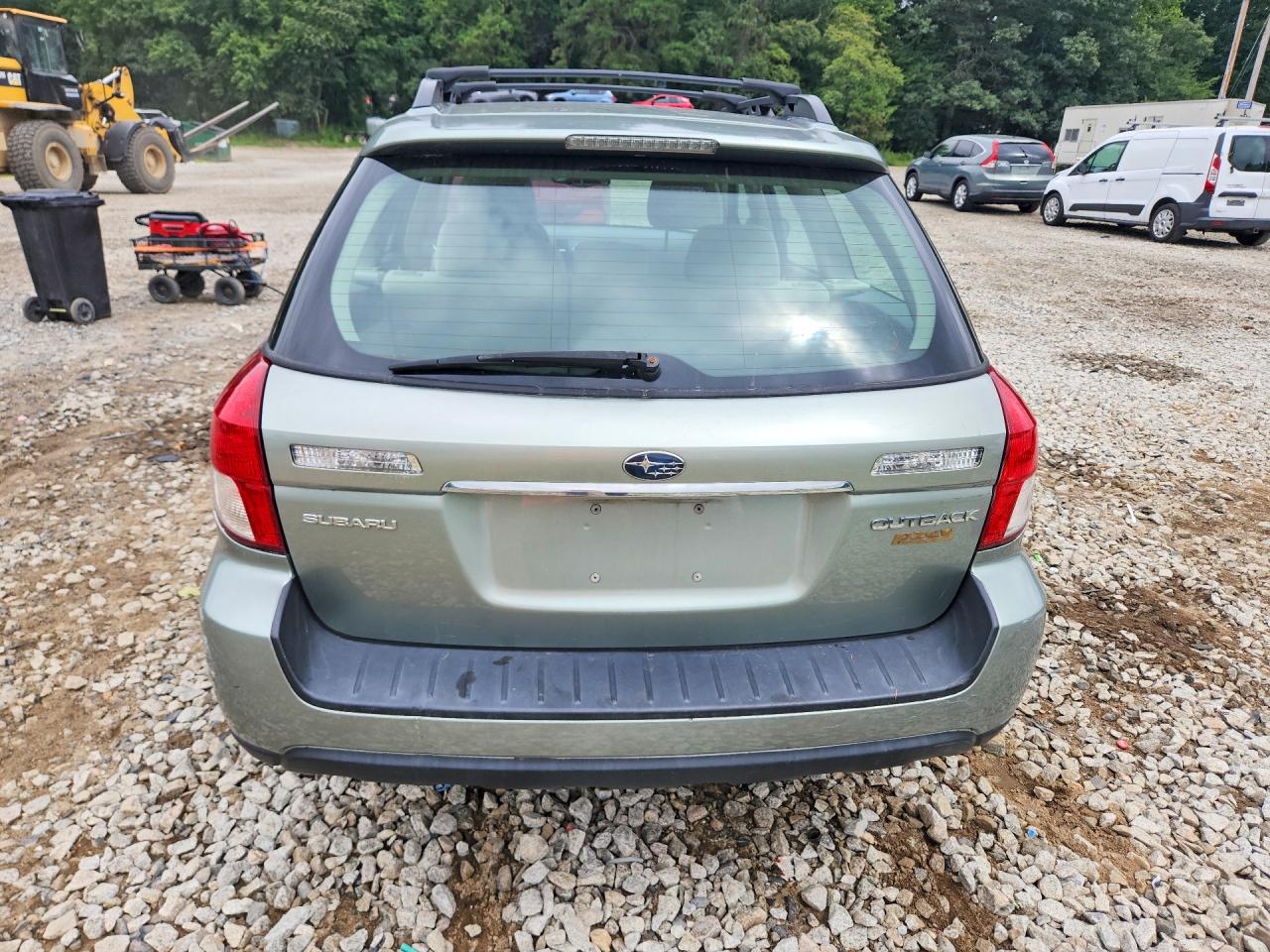 2009 Subaru Outback 2.5i Green vin: 4S4BP61C997333684