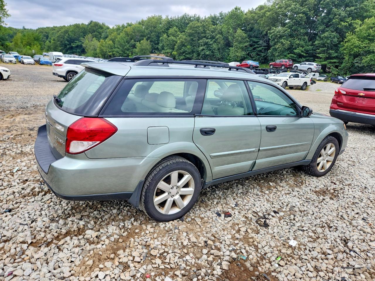 2009 Subaru Outback 2.5i Green vin: 4S4BP61C997333684