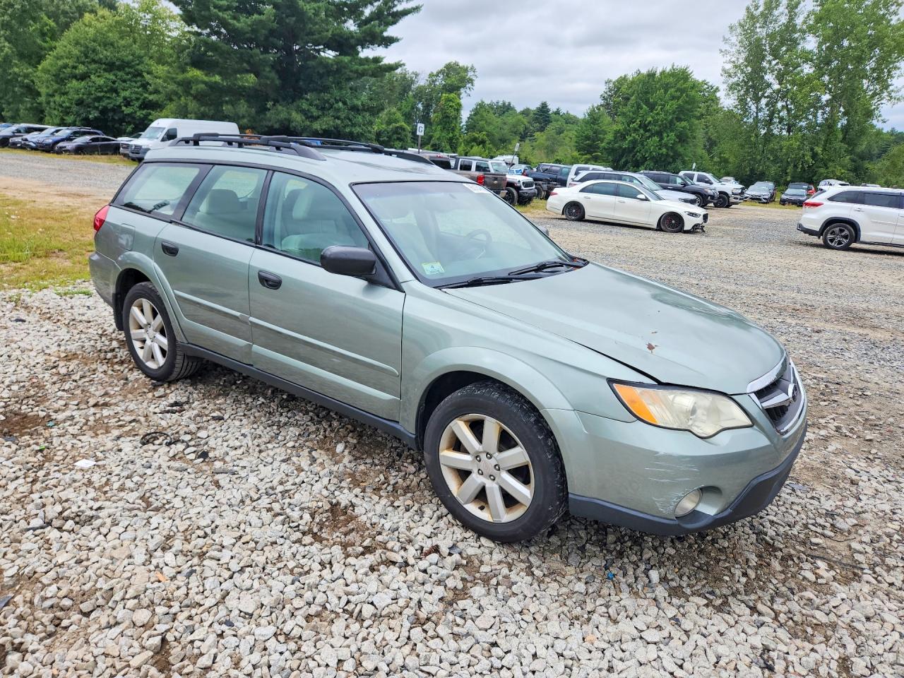 2009 Subaru Outback 2.5i Green vin: 4S4BP61C997333684
