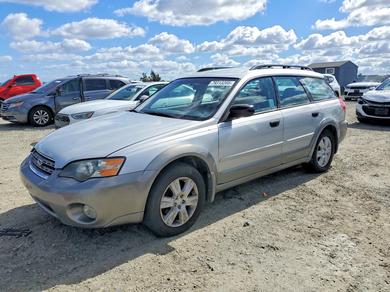 2005 Subaru Legacy Outback 2.5i Silver vin: 4S4BP61CX57330125