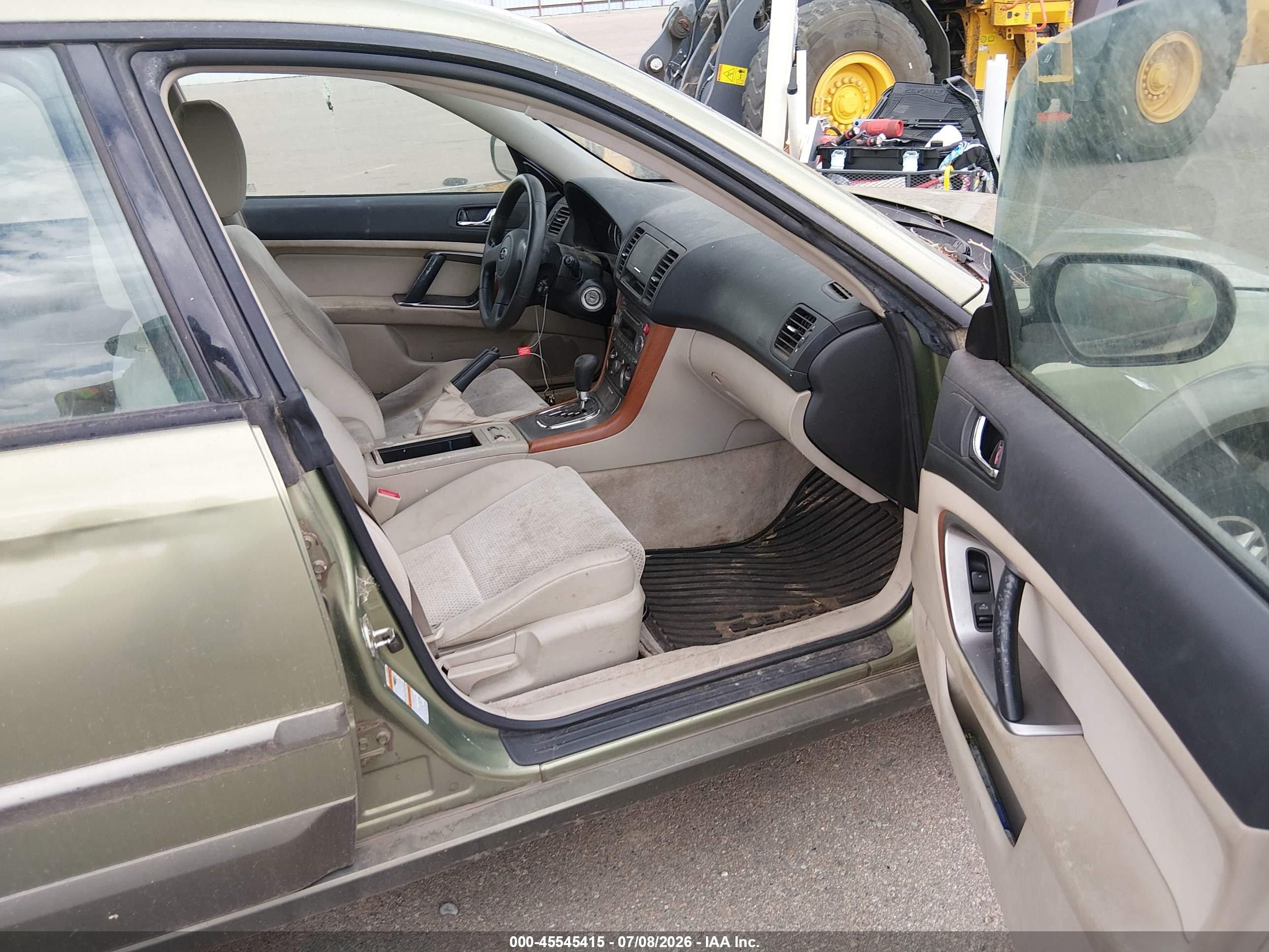 2005 Subaru Outback 2.5i Green vin: 4S4BP61CX57332571