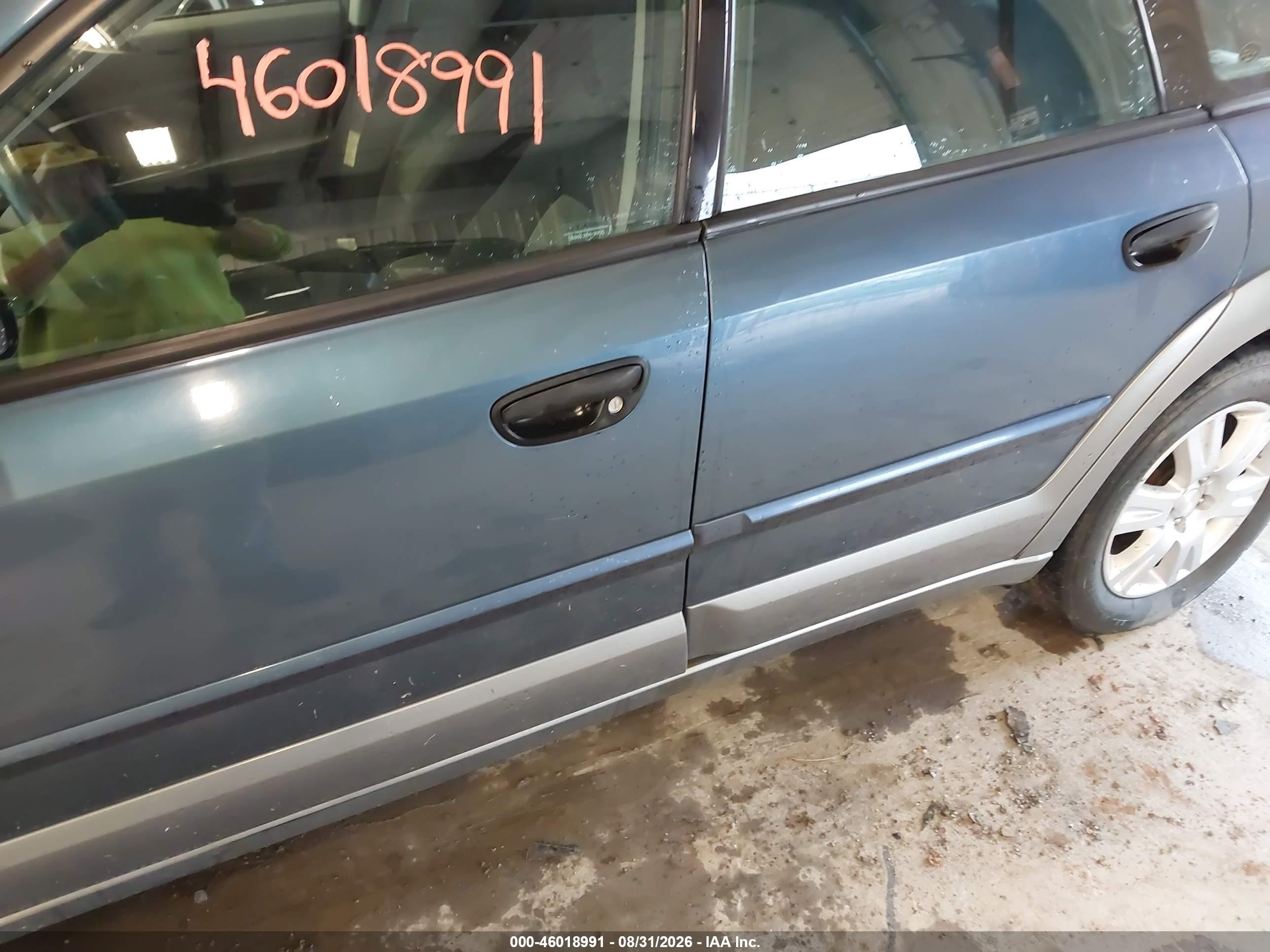 2005 Subaru Outback 2.5i Blue vin: 4S4BP61CX57393595