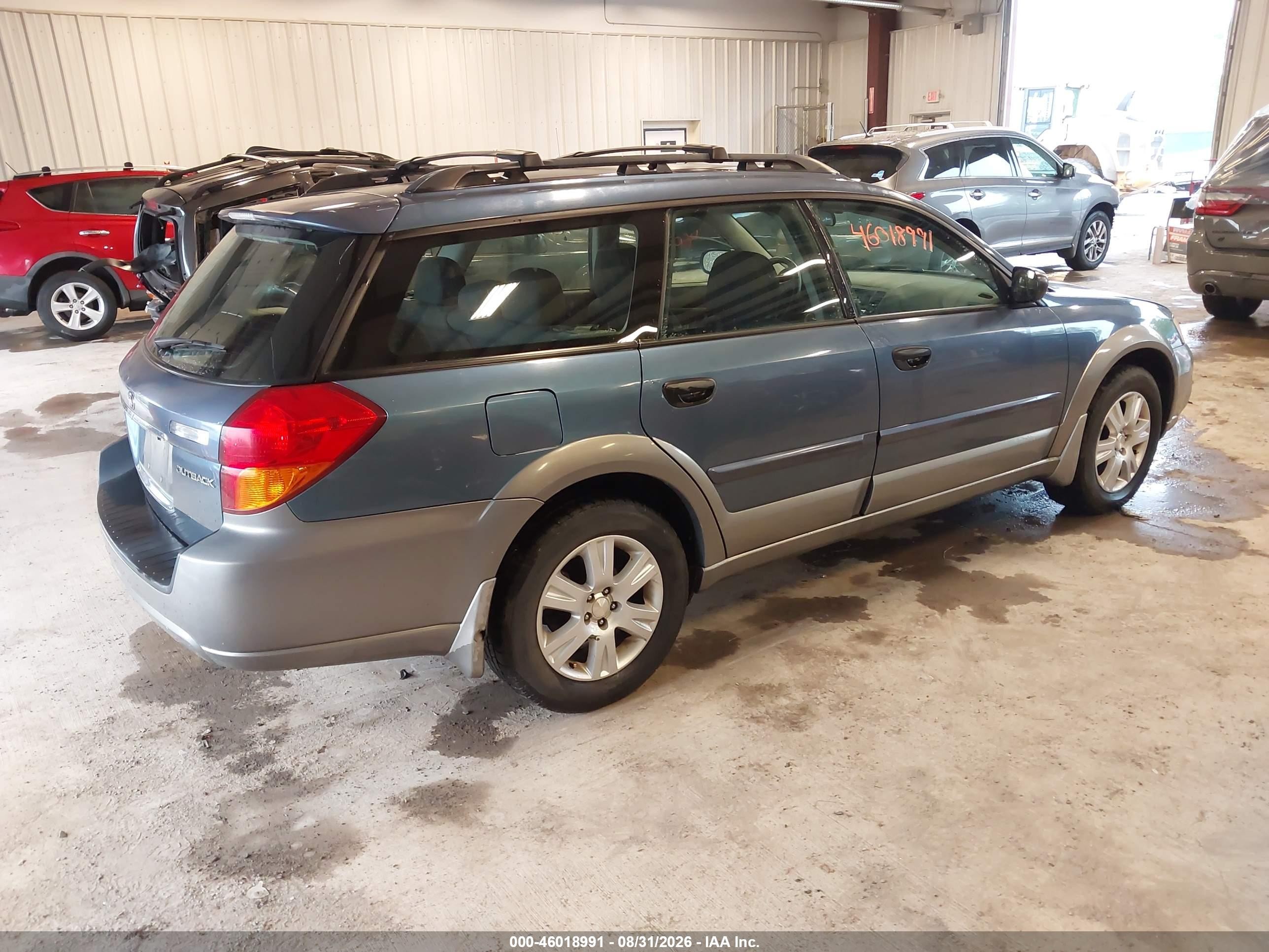 2005 Subaru Outback 2.5i Blue vin: 4S4BP61CX57393595
