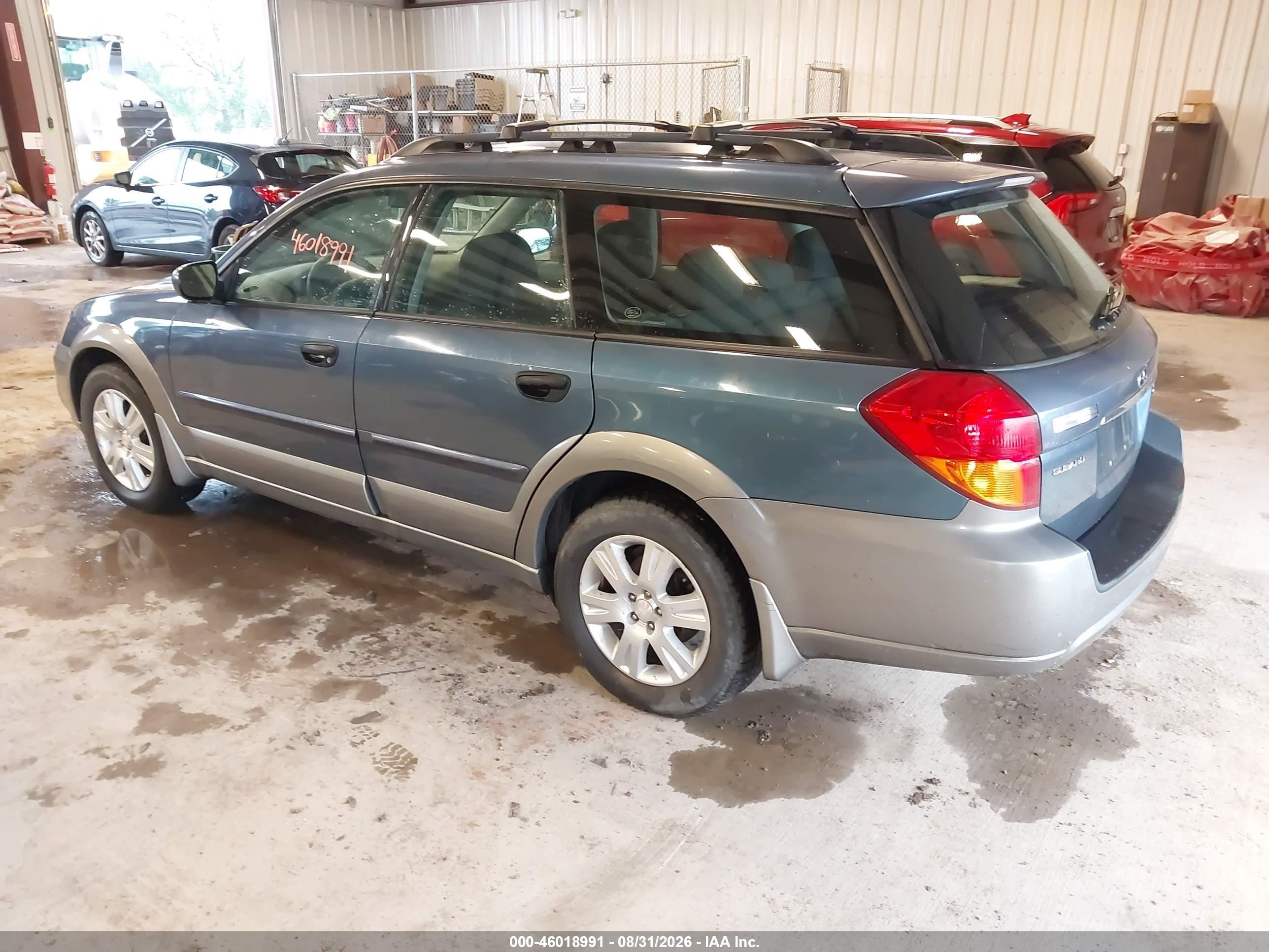 2005 Subaru Outback 2.5i Blue vin: 4S4BP61CX57393595