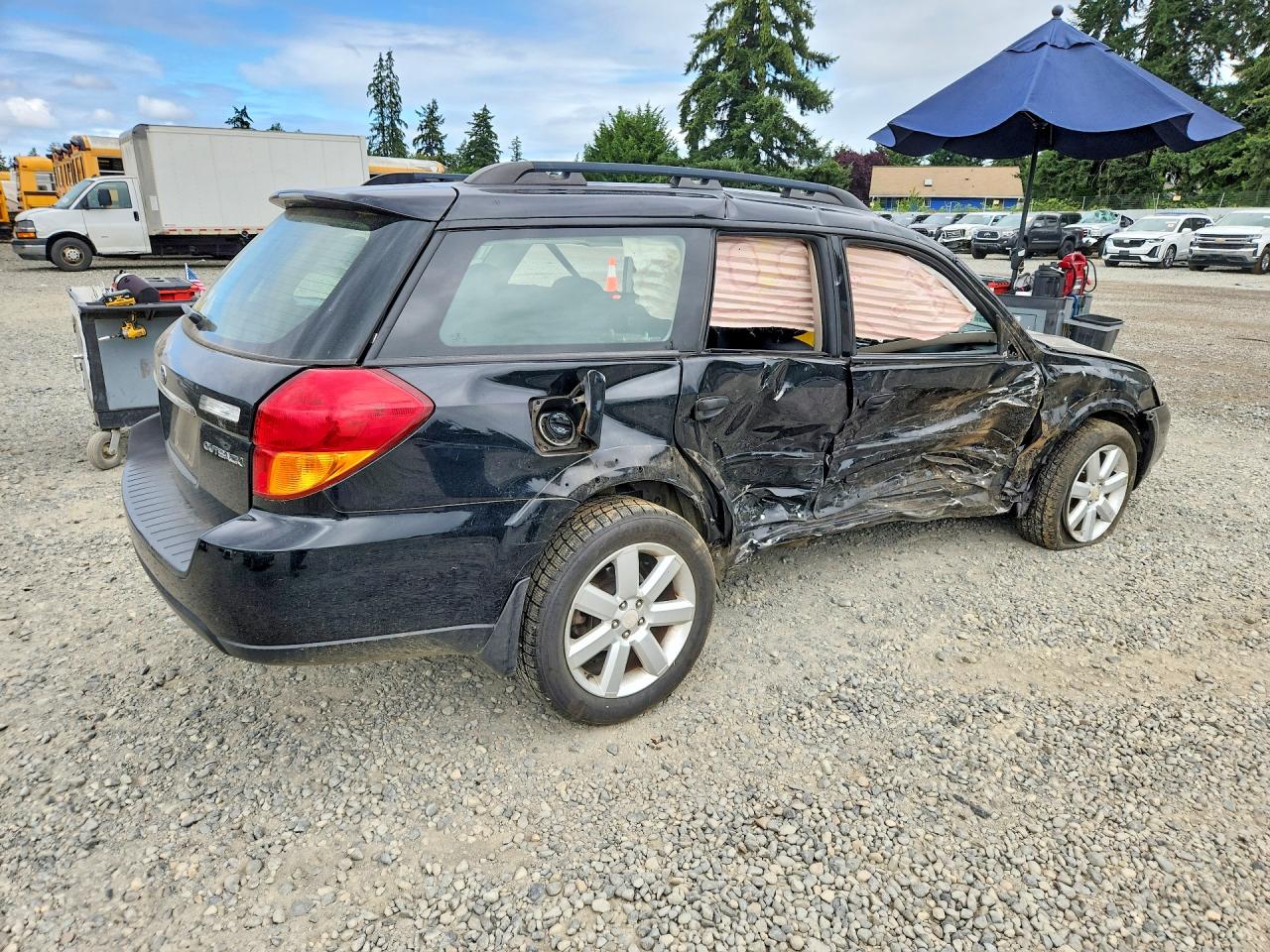 2007 Subaru Outback Outback 2.5i Black vin: 4S4BP61CX77307060