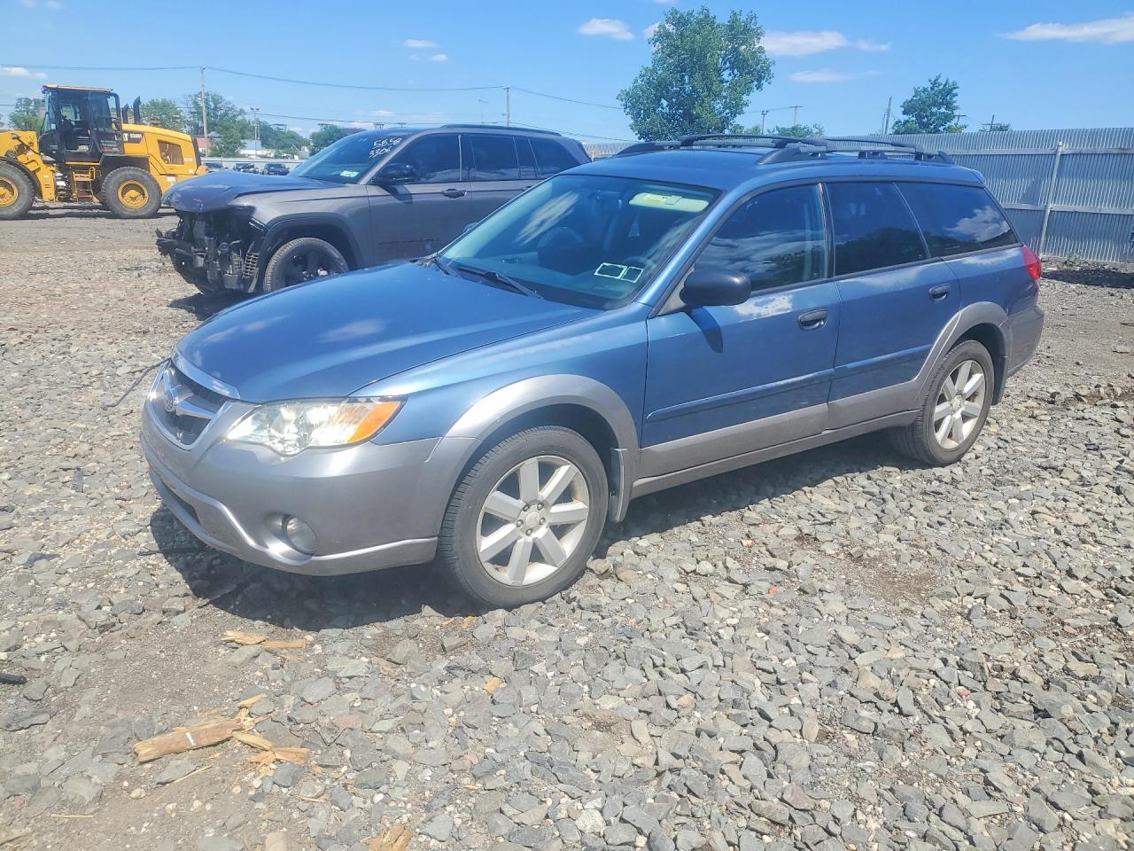 2008 Subaru Outback 2.5i Синий vin: 4S4BP61CX87312728