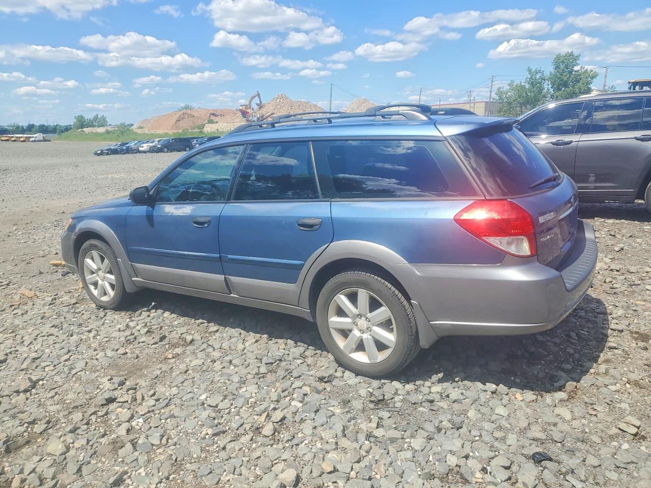 2008 Subaru Outback 2.5i Blue vin: 4S4BP61CX87312728