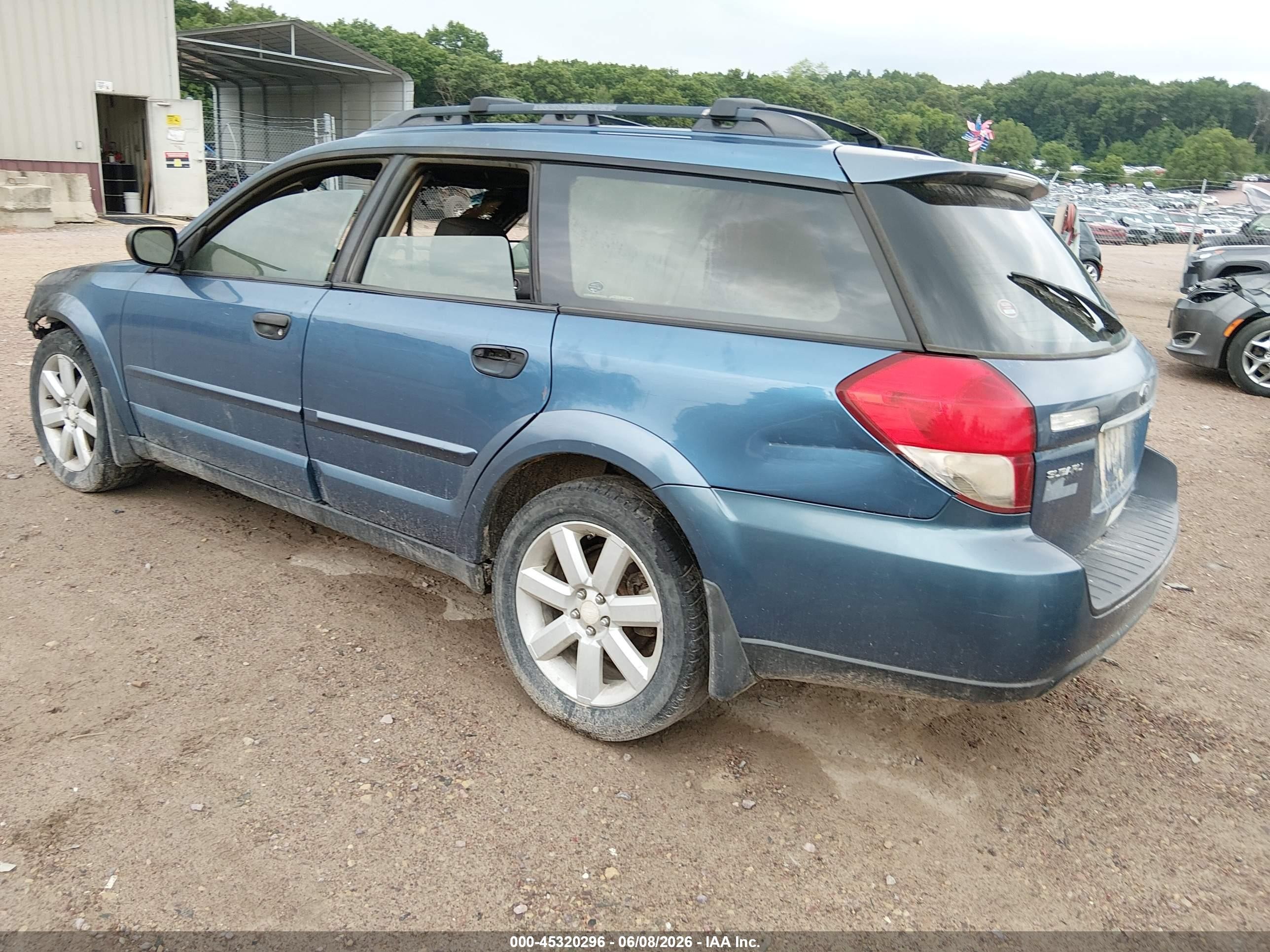 2008 Subaru Outback (natl) 2.5i L.l. Bean Edition/i Blue vin: 4S4BP61CX87315290