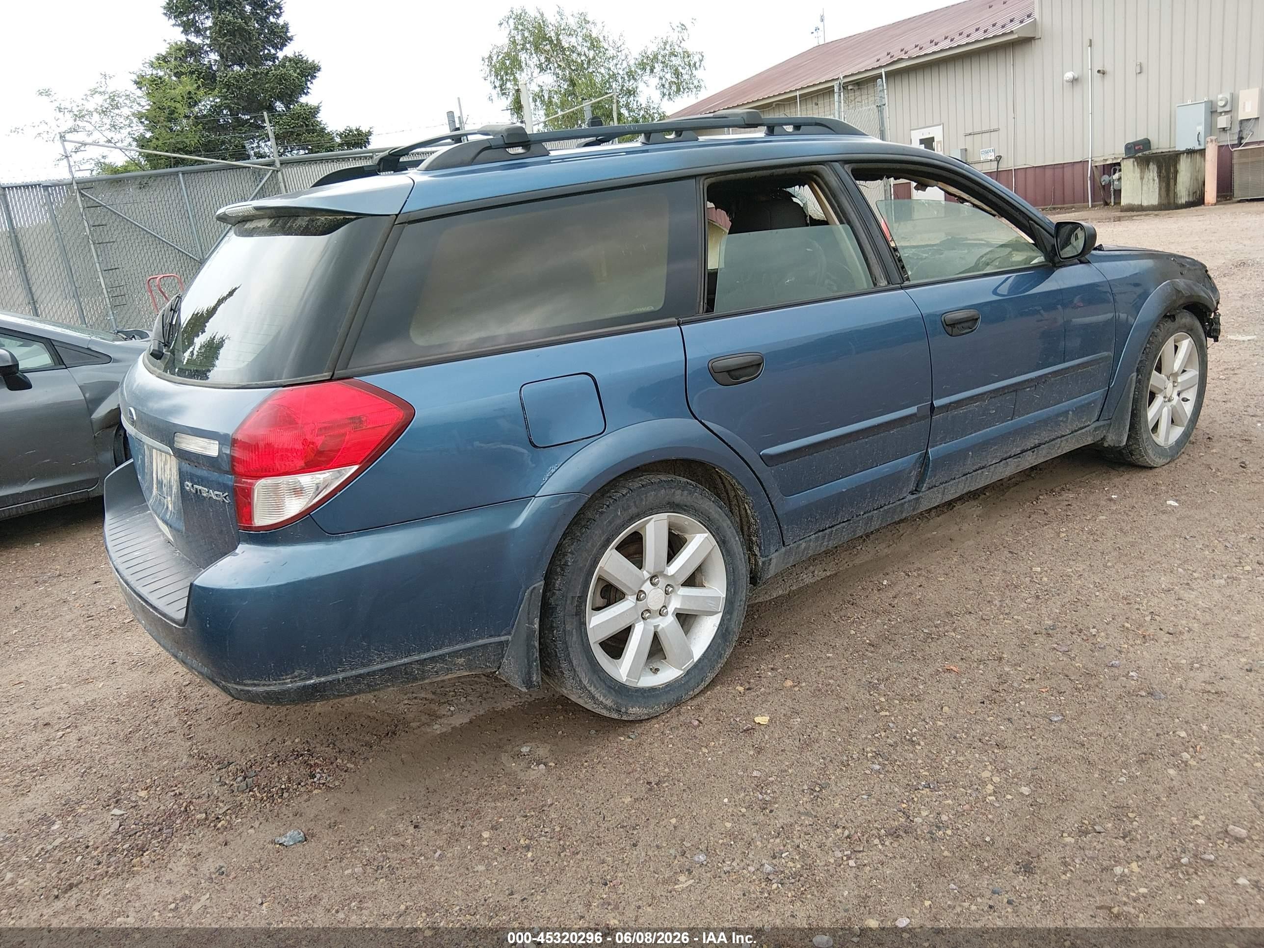 2008 Subaru Outback (natl) 2.5i L.l. Bean Edition/i Blue vin: 4S4BP61CX87315290