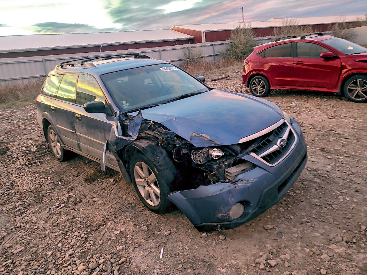 2008 Subaru Outback 2.5i Blue vin: 4S4BP61CX87324474