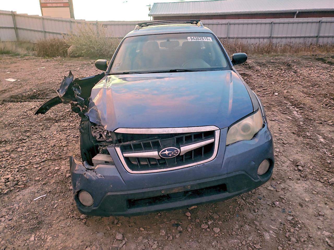 2008 Subaru Outback 2.5i Blue vin: 4S4BP61CX87324474