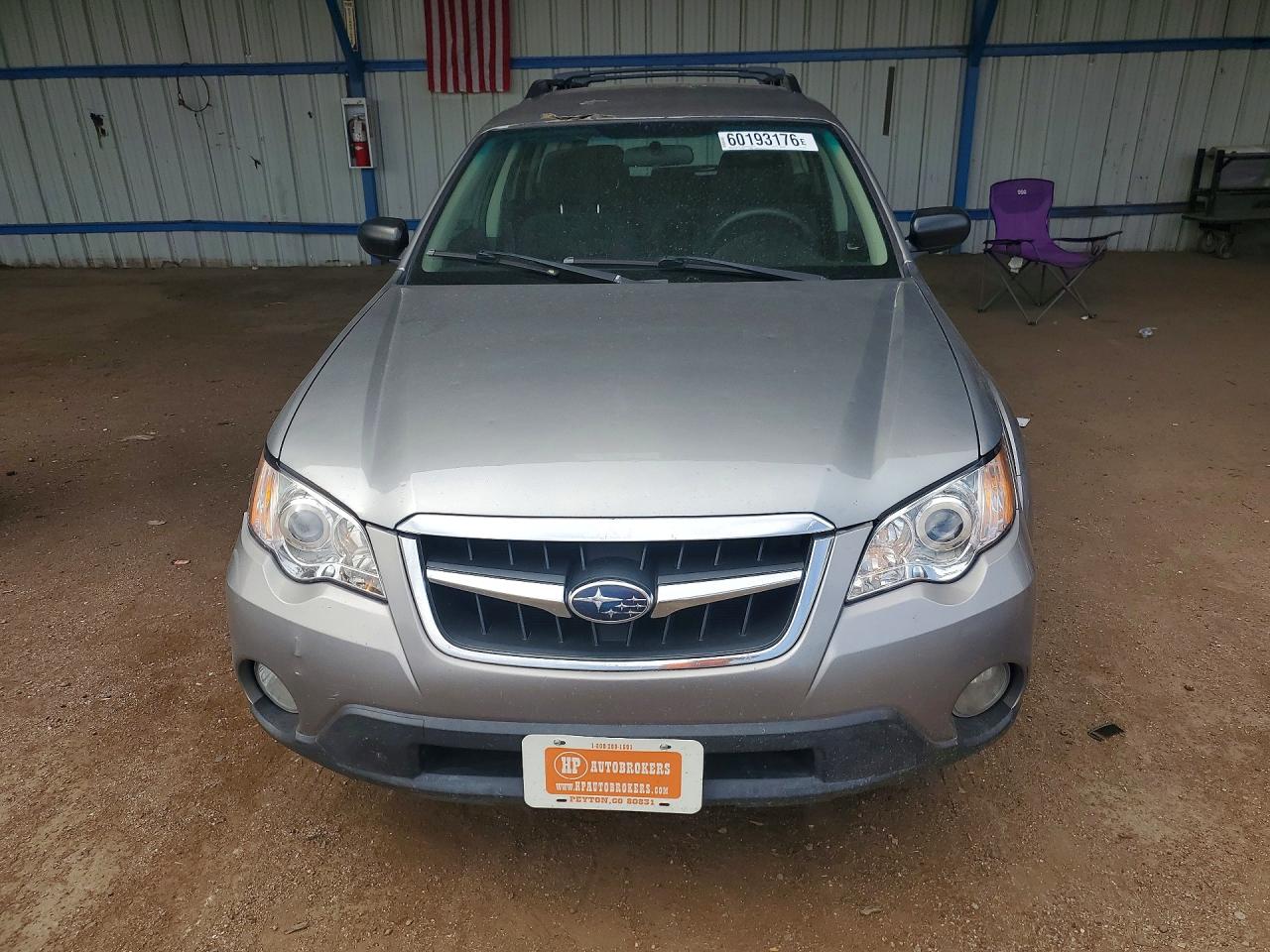 2008 Subaru Outback 2.5i Silver vin: 4S4BP61CX87342358