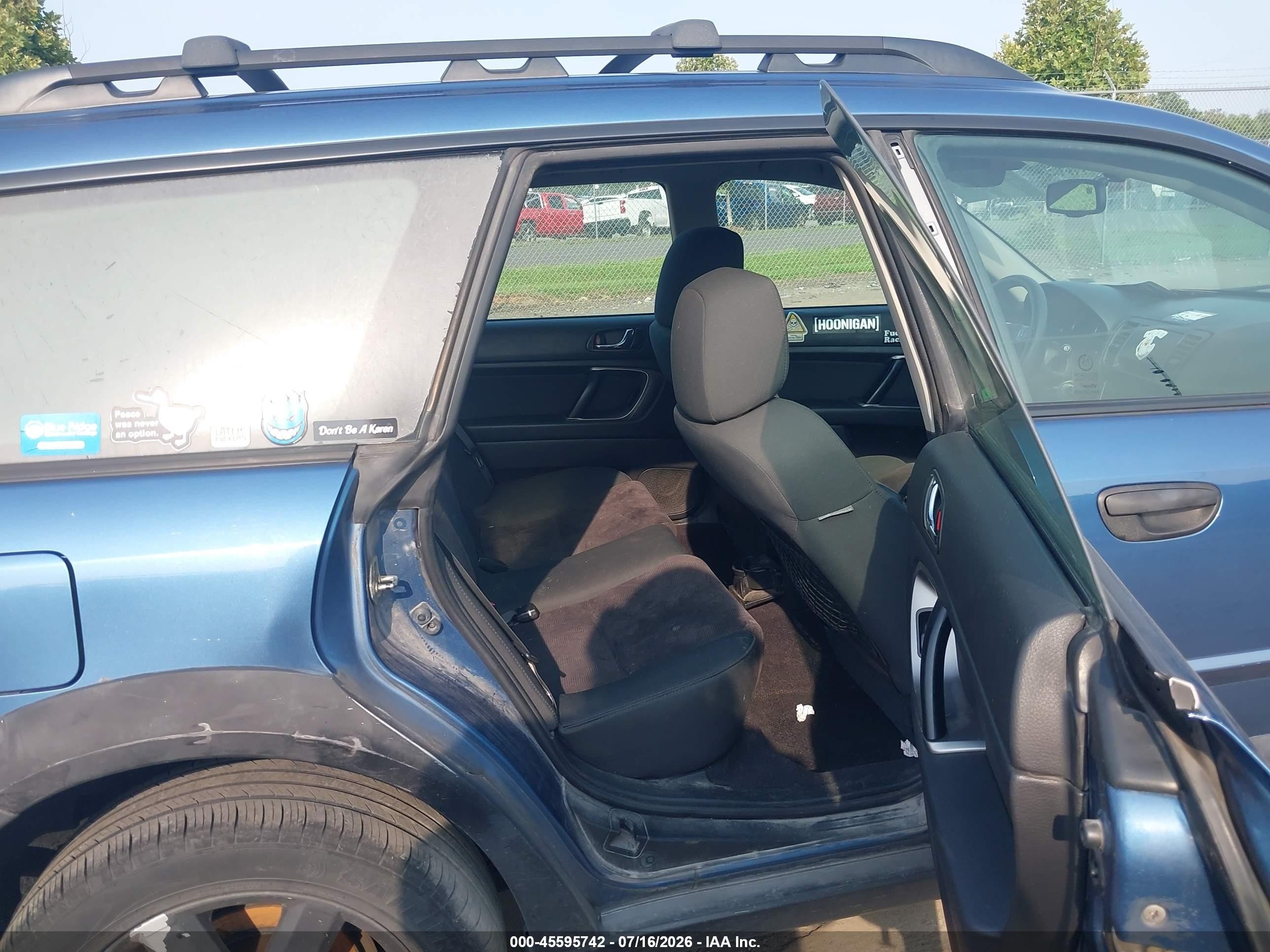 2008 Subaru Outback (natl) I/ll Bean W/nav/ll Bean W/nav/vdc Blue vin: 4S4BP61CX87353411