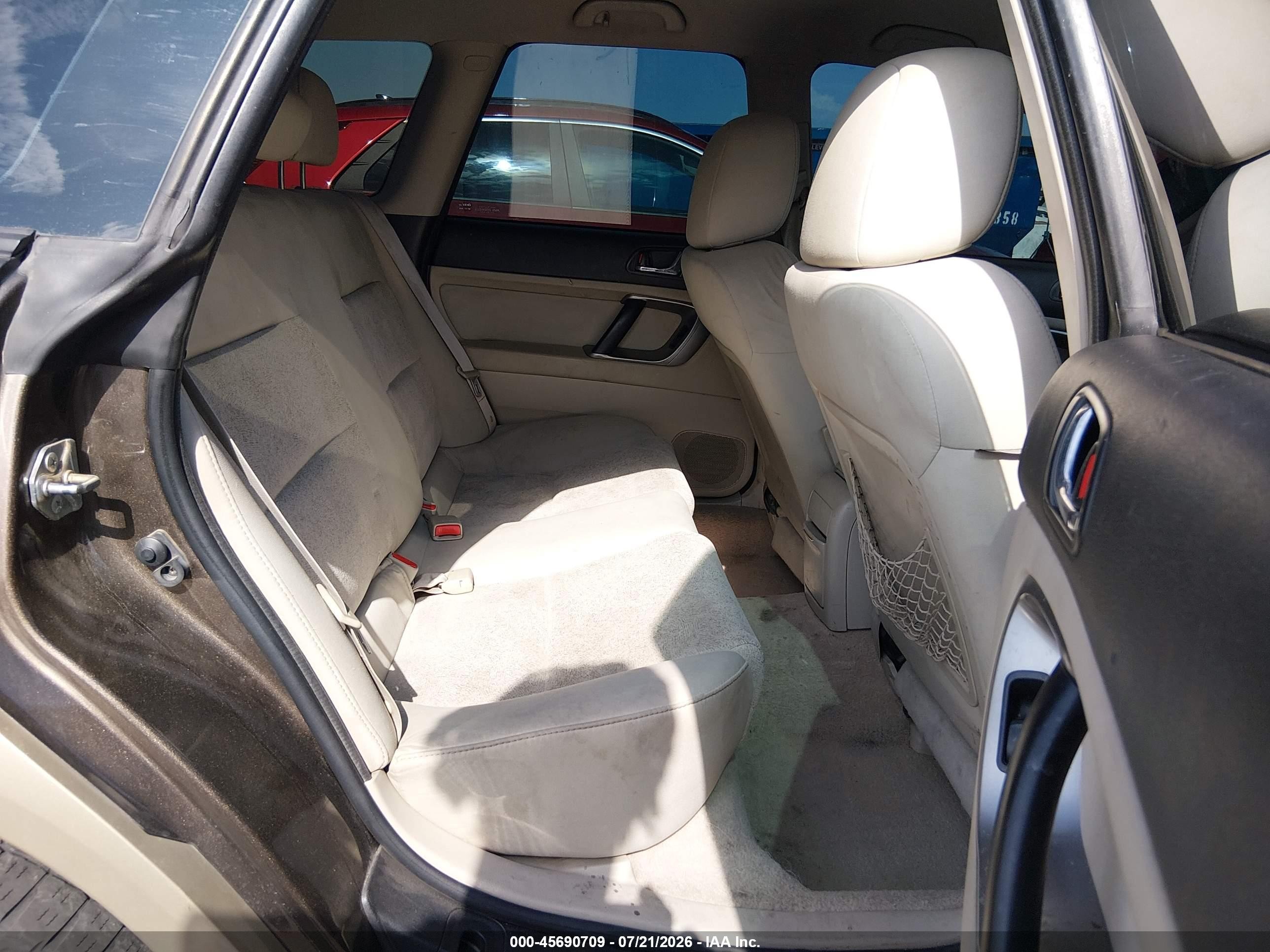 2008 Subaru Outback (natl) I/ll Bean W/nav/ll Bean W/nav/vdc Black vin: 4S4BP61CX87359788