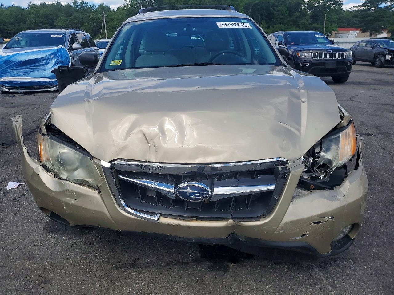 2009 Subaru Outback 2.5i Gold vin: 4S4BP61CX97331734