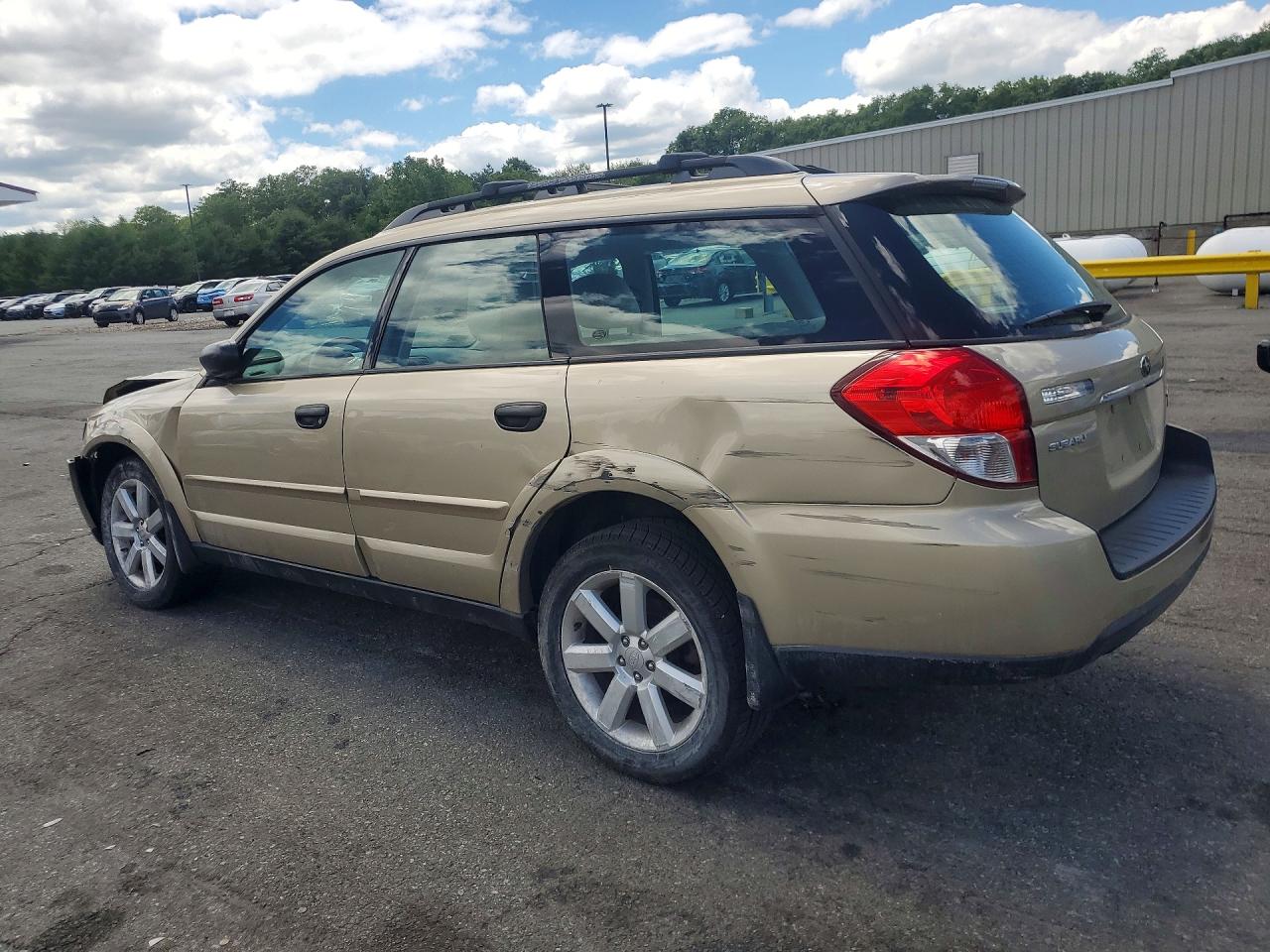 2009 Subaru Outback 2.5i Gold vin: 4S4BP61CX97331734