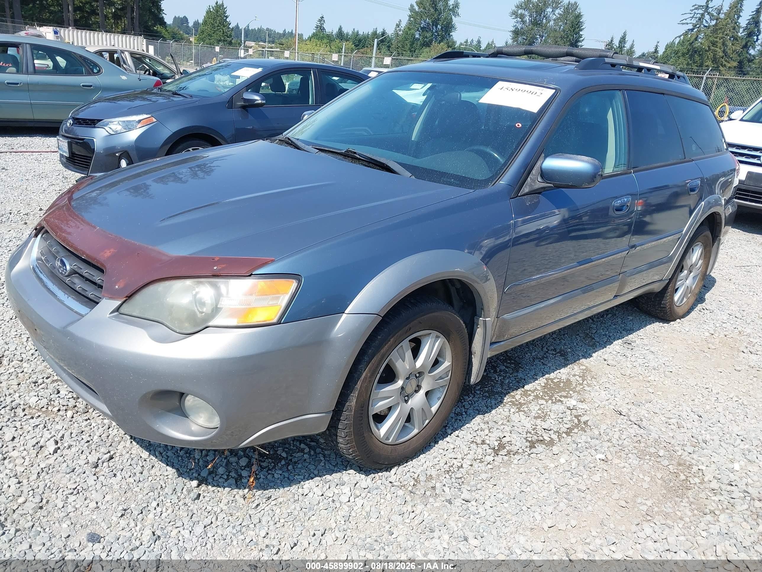 2005 Subaru Outback 2.5i Limited Синий vin: 4S4BP62C057385360