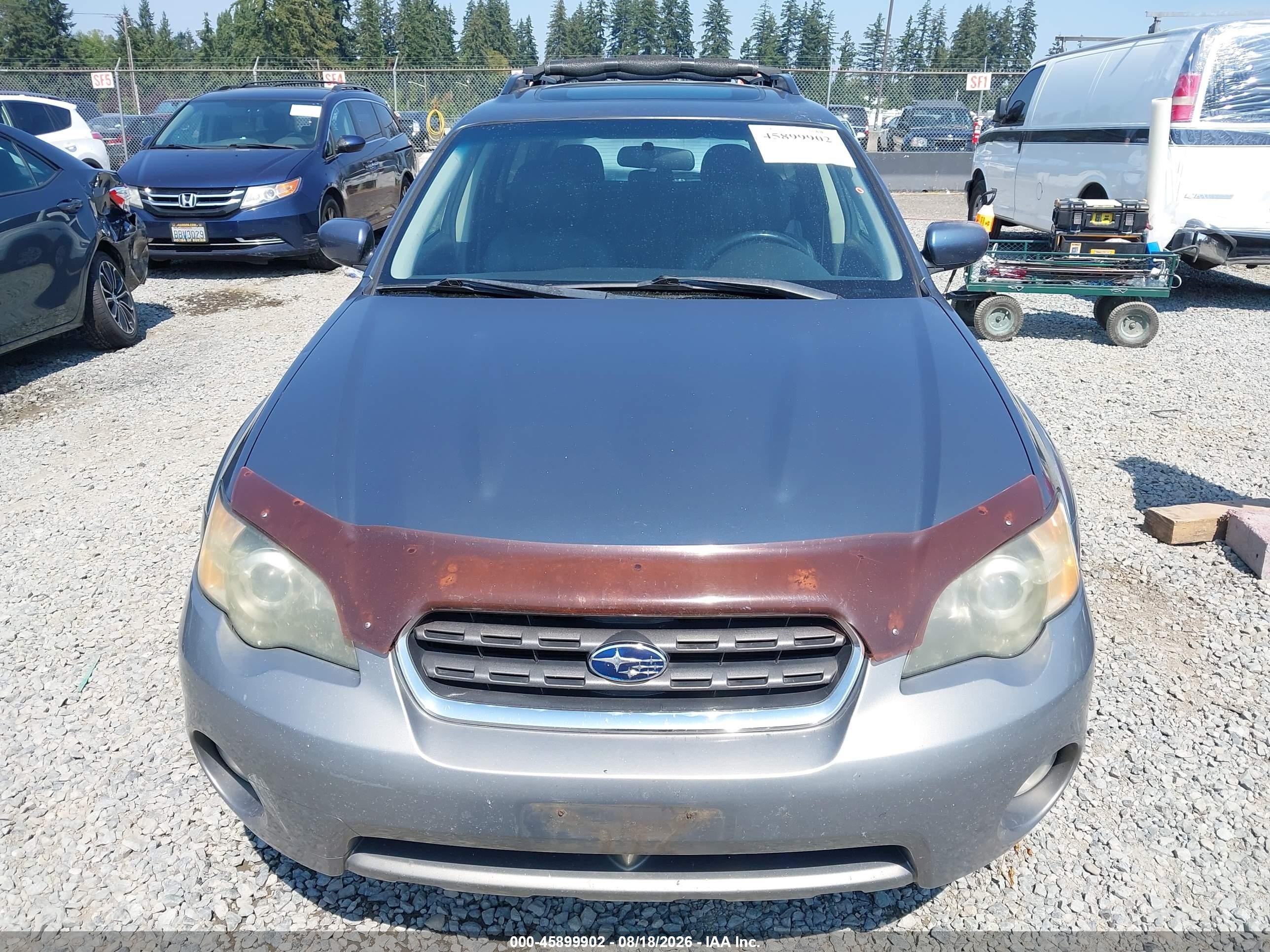 2005 Subaru Outback 2.5i Limited Синий vin: 4S4BP62C057385360
