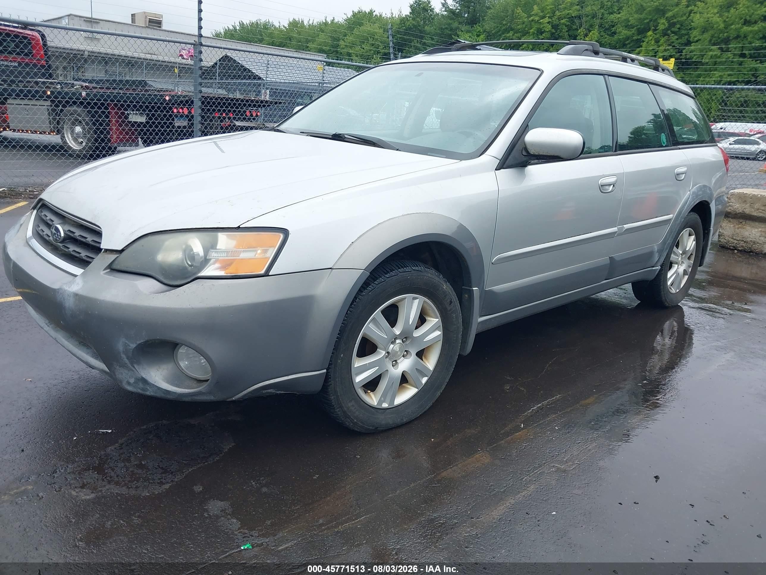2005 Subaru Outback 2.5i Limited Серебряный vin: 4S4BP62C057390171